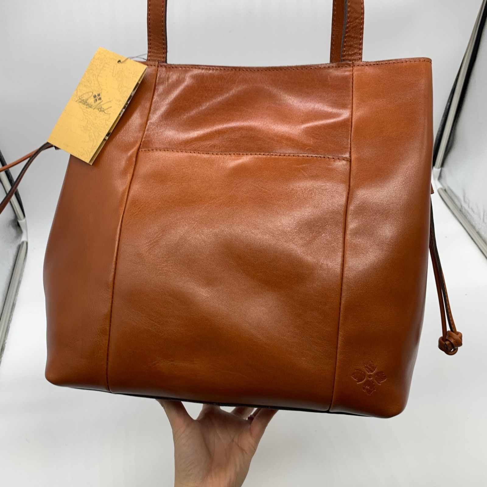 Other Patricia Nash Everton Slouchy Tote Cinnamon Brown Leather Size ONE SIZE - 13 Thumbnail