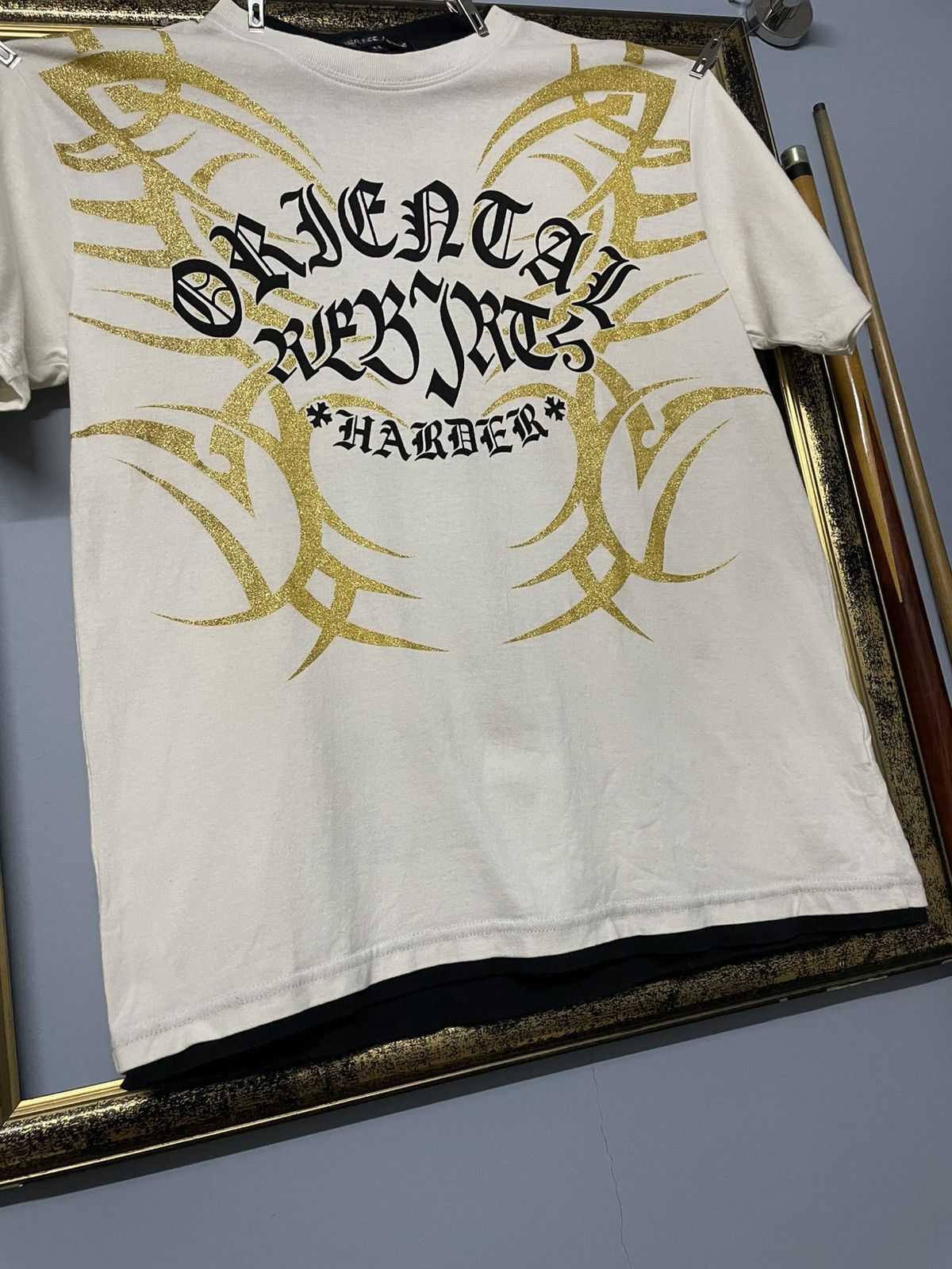 Designer × Japanese Brand × Vintage Vintage 1990s Japan Designer Bullet Noise Rebirth Tribal Tee Size US M / EU 48-50 / 2 - 5 Thumbnail