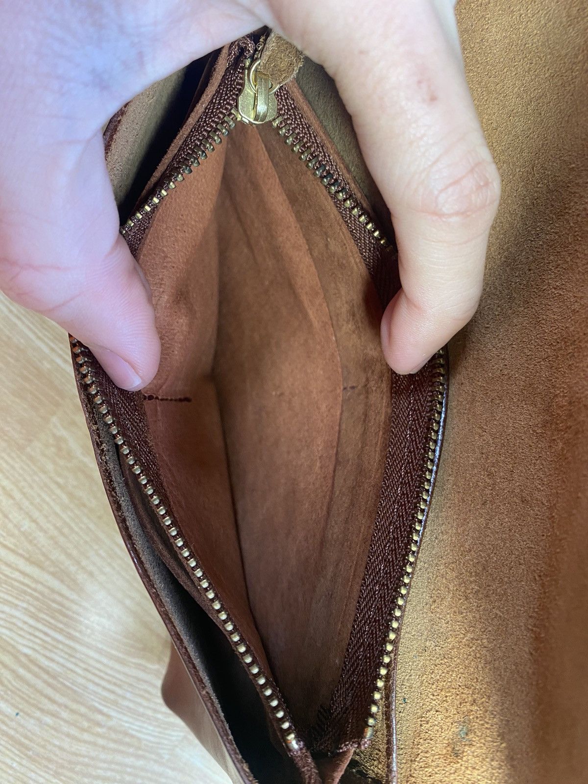 Leather × Vintage Elegant Leather Long Wallet Size ONE SIZE - 7 Thumbnail