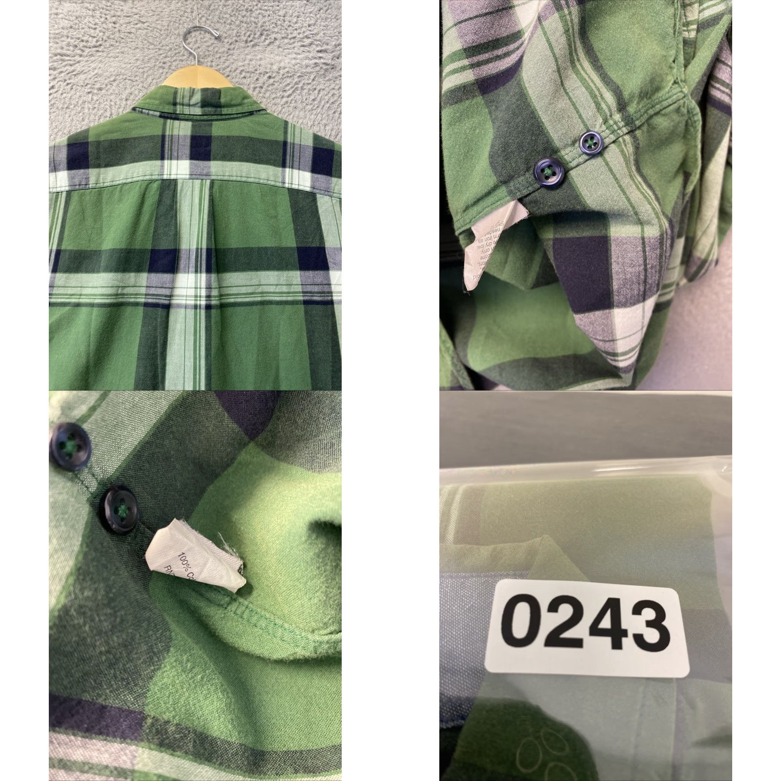 J.Crew J. Crew Button Shirt Men’s M Green White Madras Plaid Lightweight Button-Up Long Sleeve Collared Spread Cotton Regular Classic Mens Size US M / EU 48-50 / 2 - 8 Thumbnail
