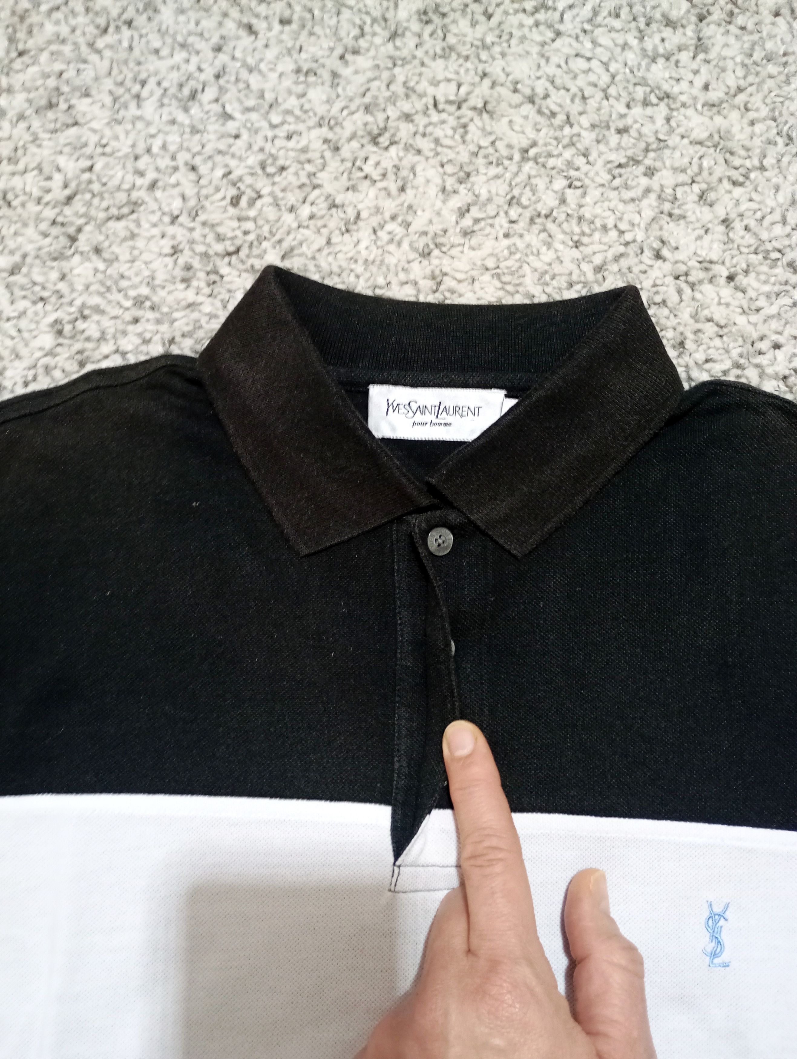 Yves Saint Laurent Yves Saint Laurent YSL Vintage Polo T-Shirt Tee 90s Size US M / EU 48-50 / 2 - 9 Thumbnail