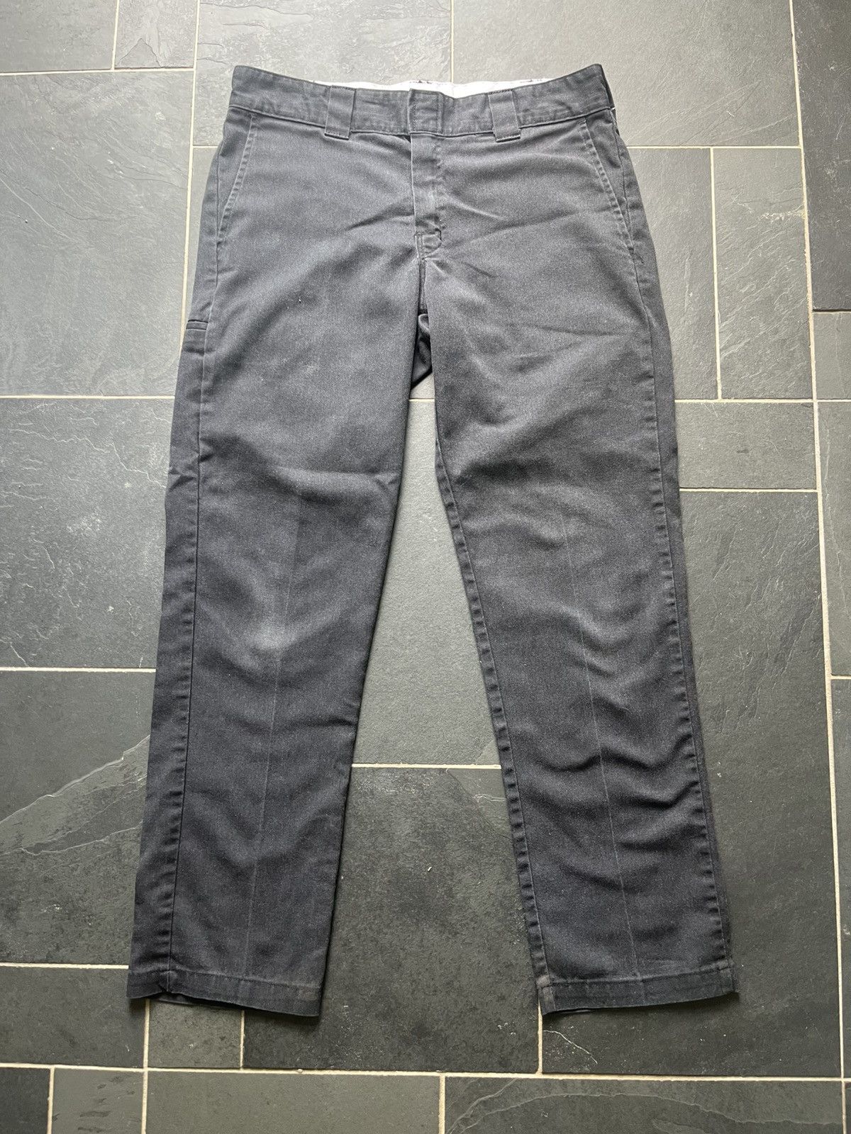 Dickies Vintage Dickies Slim Taper Trouser in Dark Grey/Light Black Size US 34 / EU 50 - 1 Thumbnail