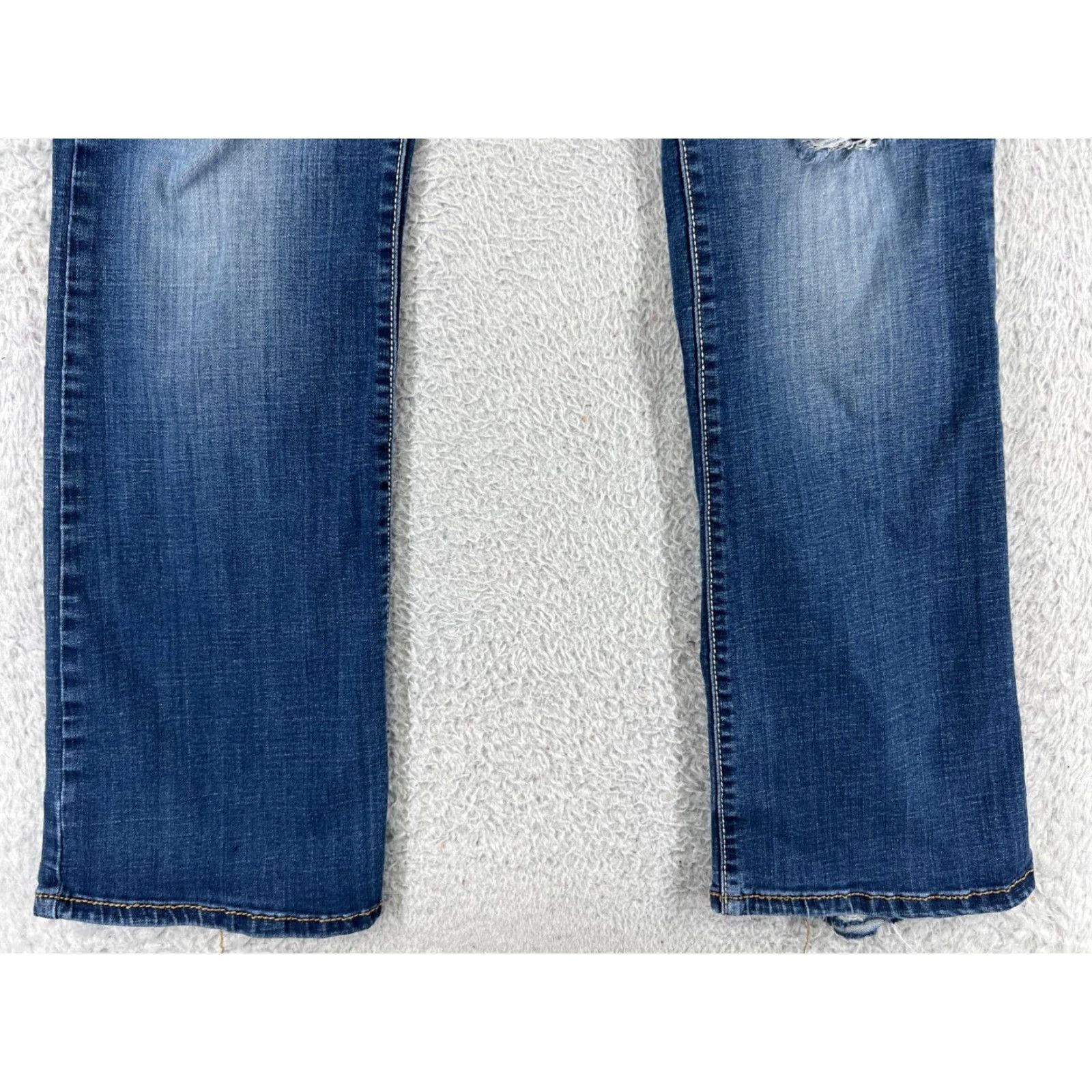 Lee Lee Jeans Women's Jeans 10 Blue Denim Bootcut Mid Rise Stretch Size 32" / US 10 / IT 46 - 6 Thumbnail