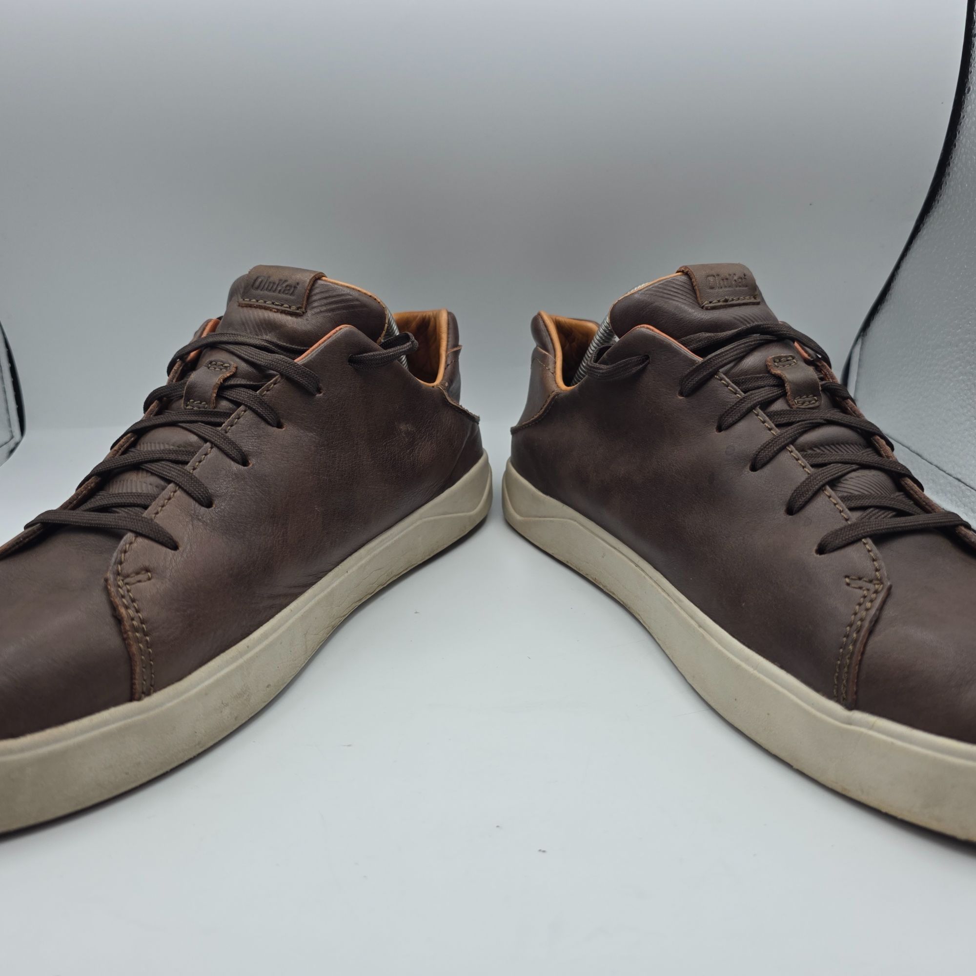 Olukai OluKai Lae'Ahi Li 'Ili Mens Size 11 Brown Casual Leather Sne Size US 11 / EU 44 - 3 Thumbnail