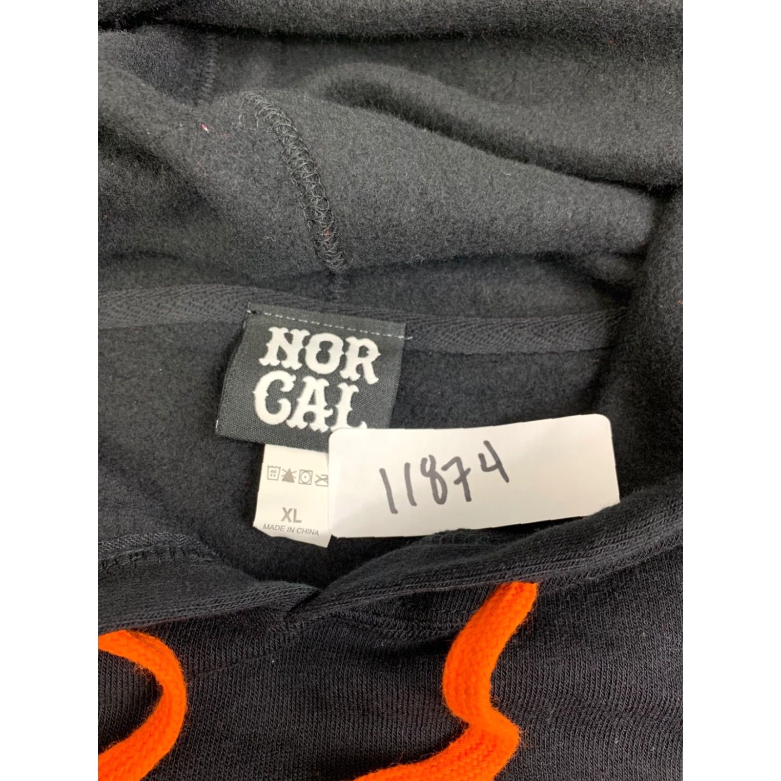MLB Nor Cal Giants Hoodie Mens XL Black Pullover Shirt Size US XL / EU 56 / 4 - 2 Thumbnail