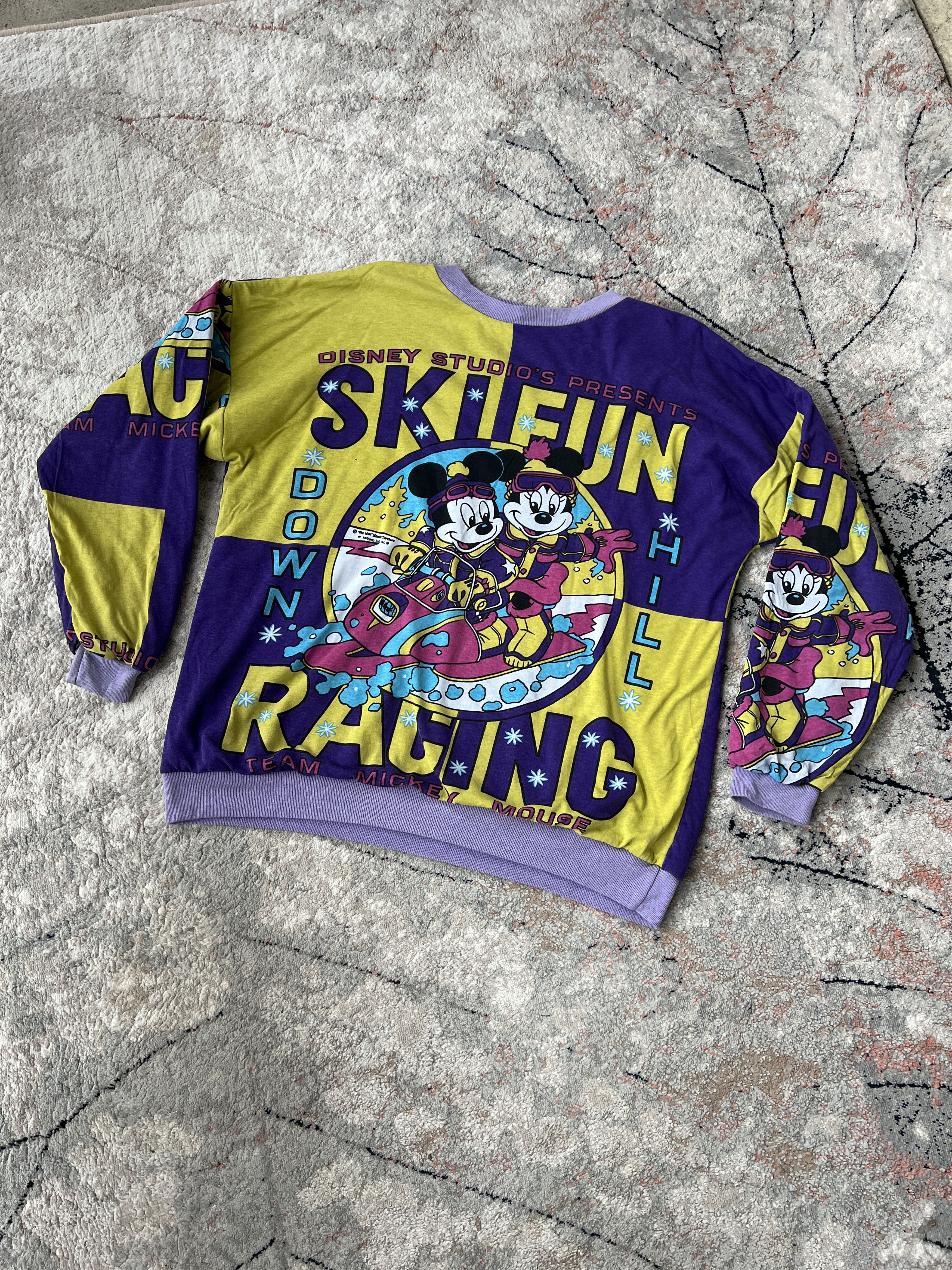 Disney Rare Disney Ski Fun Racing Mickey Mouse Vintage Size US L / EU 52-54 / 3 - 1 Thumbnail