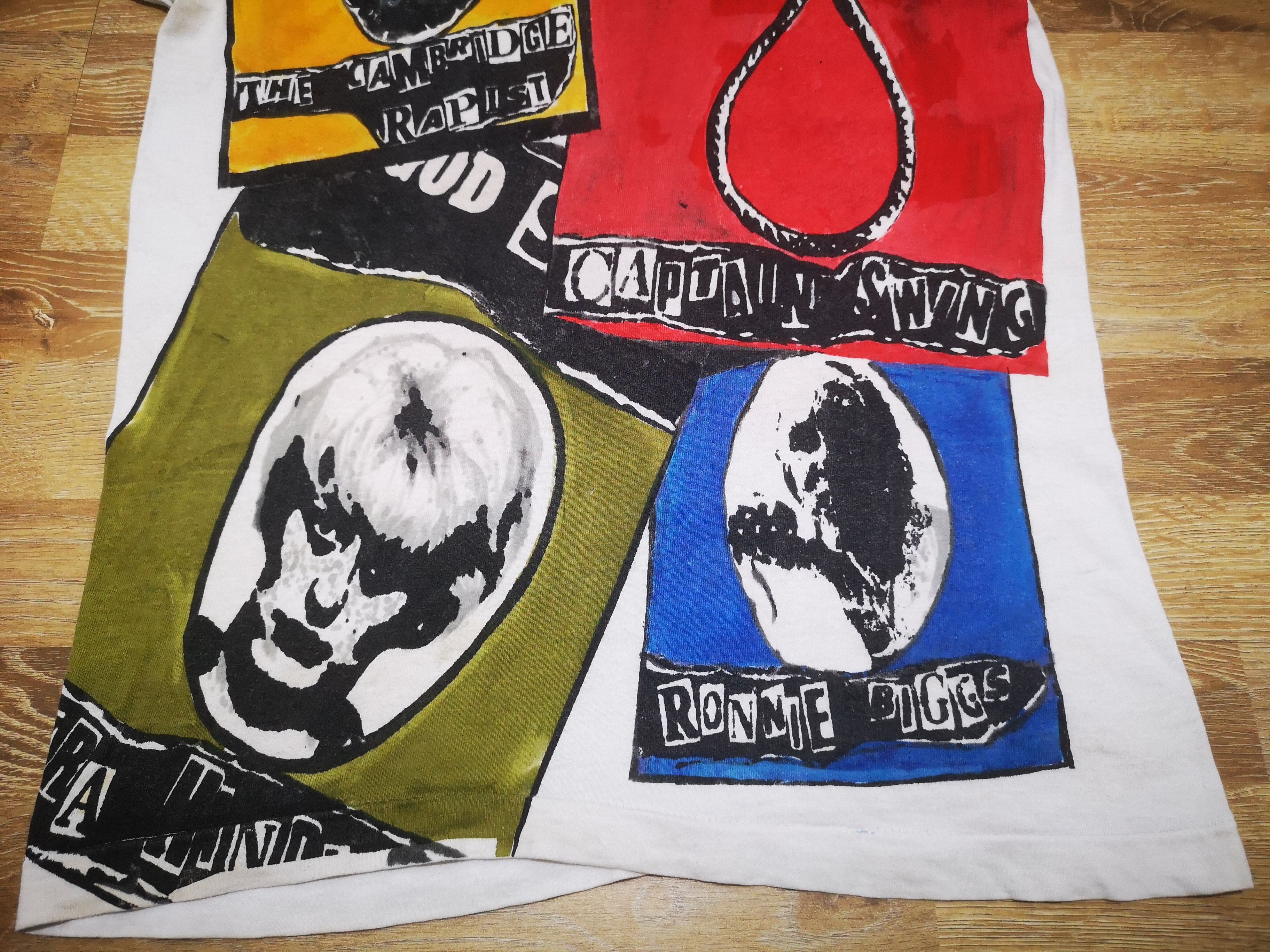 Seditionaries × Vintage Vintage 80s Fifth Column McLaren Punk Cambridge Rapist Shirt Size US S / EU 44-46 / 1 - 7 Thumbnail
