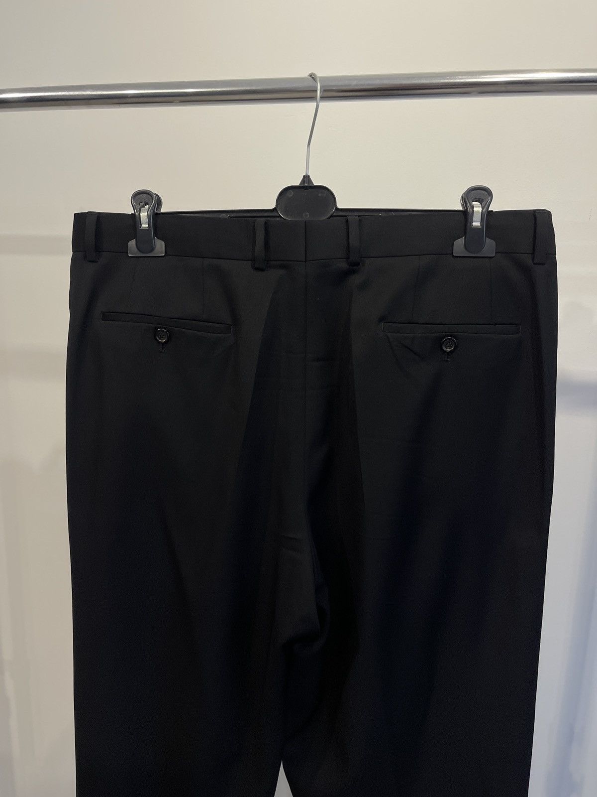 Hugo Boss Hugo Boss "Hooker" Black Wool Trousers - Super 100 W38 Size 44L - 5 Thumbnail
