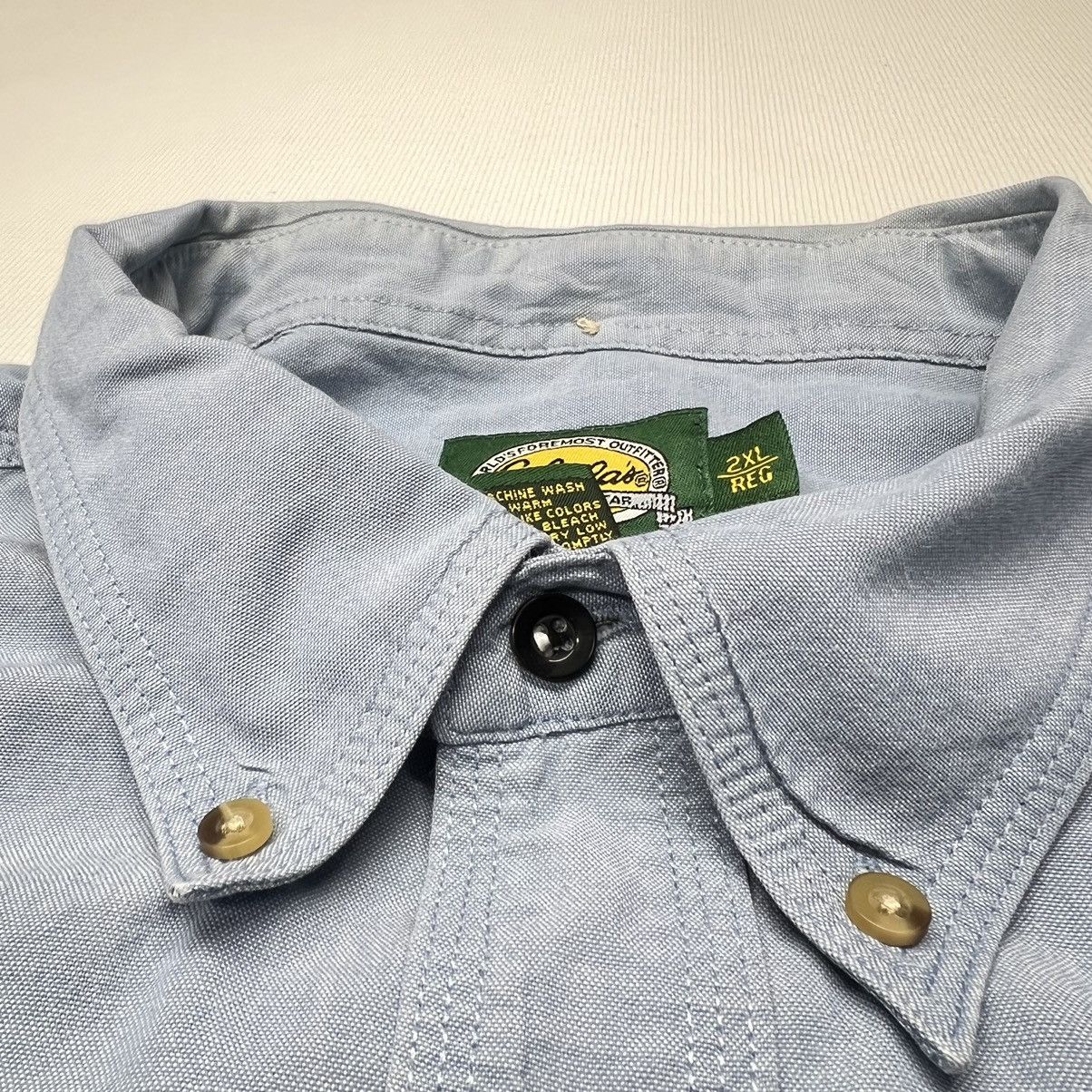 Cabelas × Vintage Cabelas Button Down Shirt Blue Short Sleeve Outdoor Gear Size US XXL / EU 58 / 5 - 7 Thumbnail