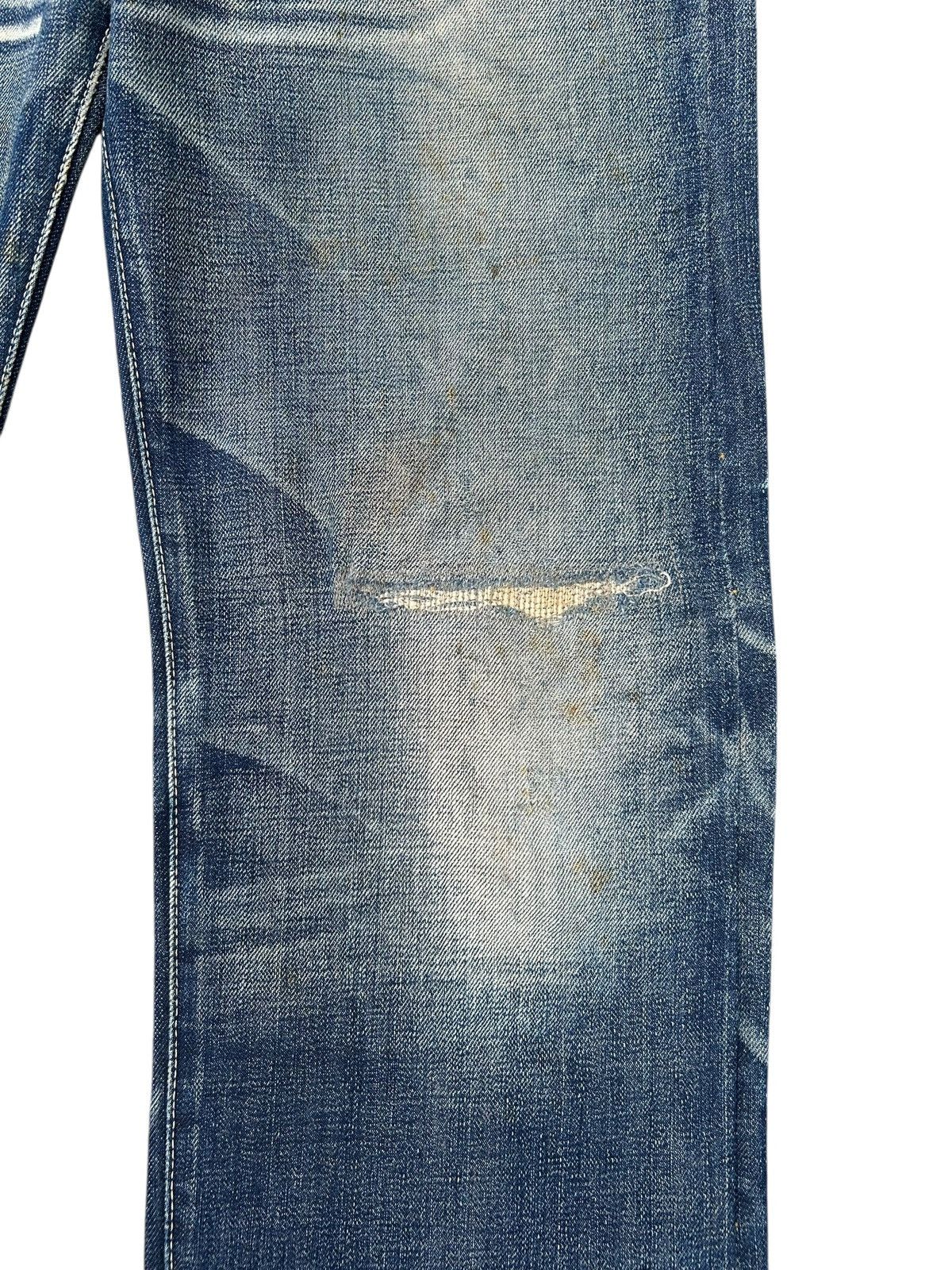 Kapital Vintage Levis Big E 501 Selvedge Distressed Denim Jeans Size US 32 / EU 48 - 13 Thumbnail