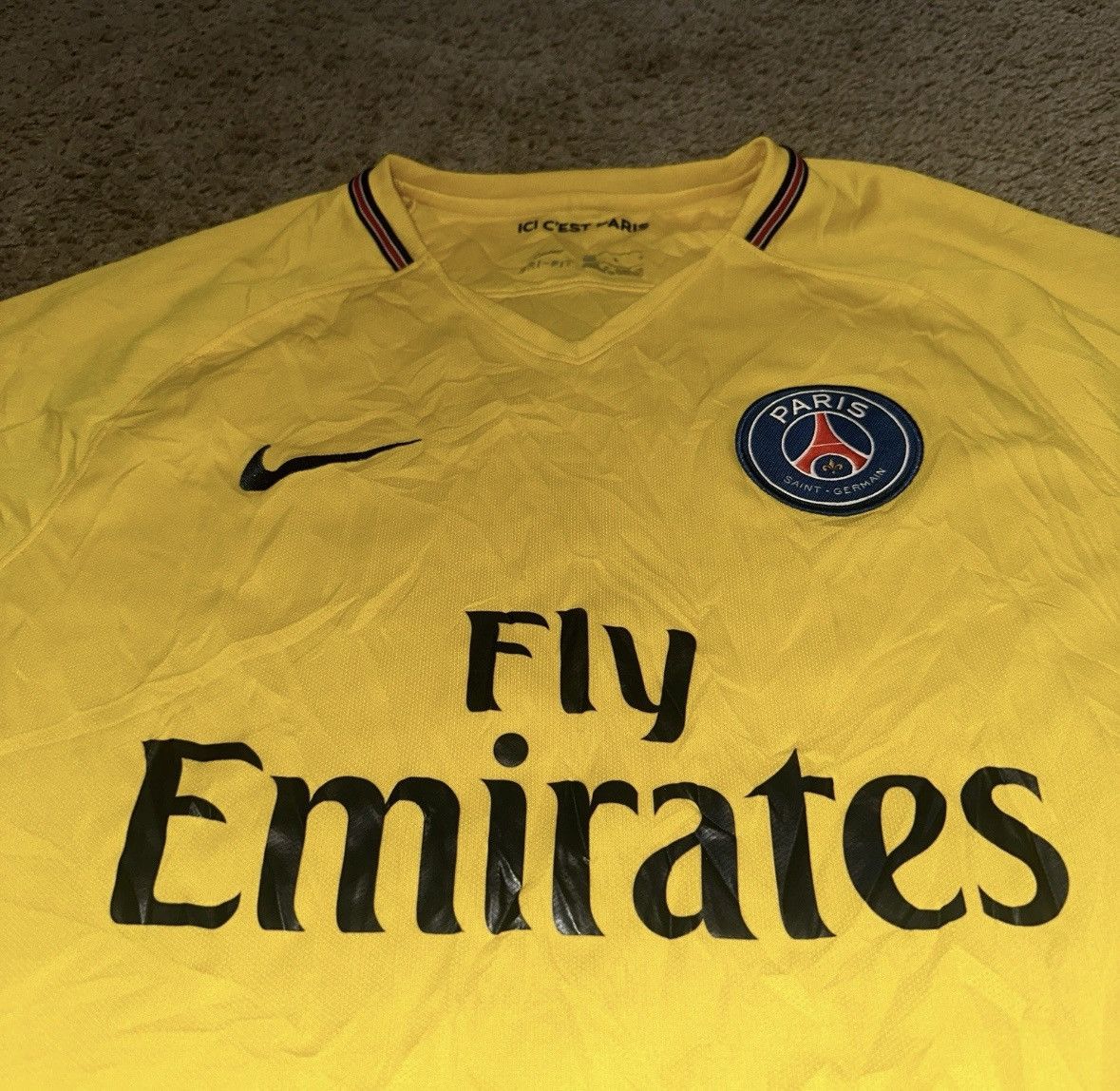 Nike Vintage Psg Nike Soccer Jersey Size US L / EU 52-54 / 3 - 3 Thumbnail