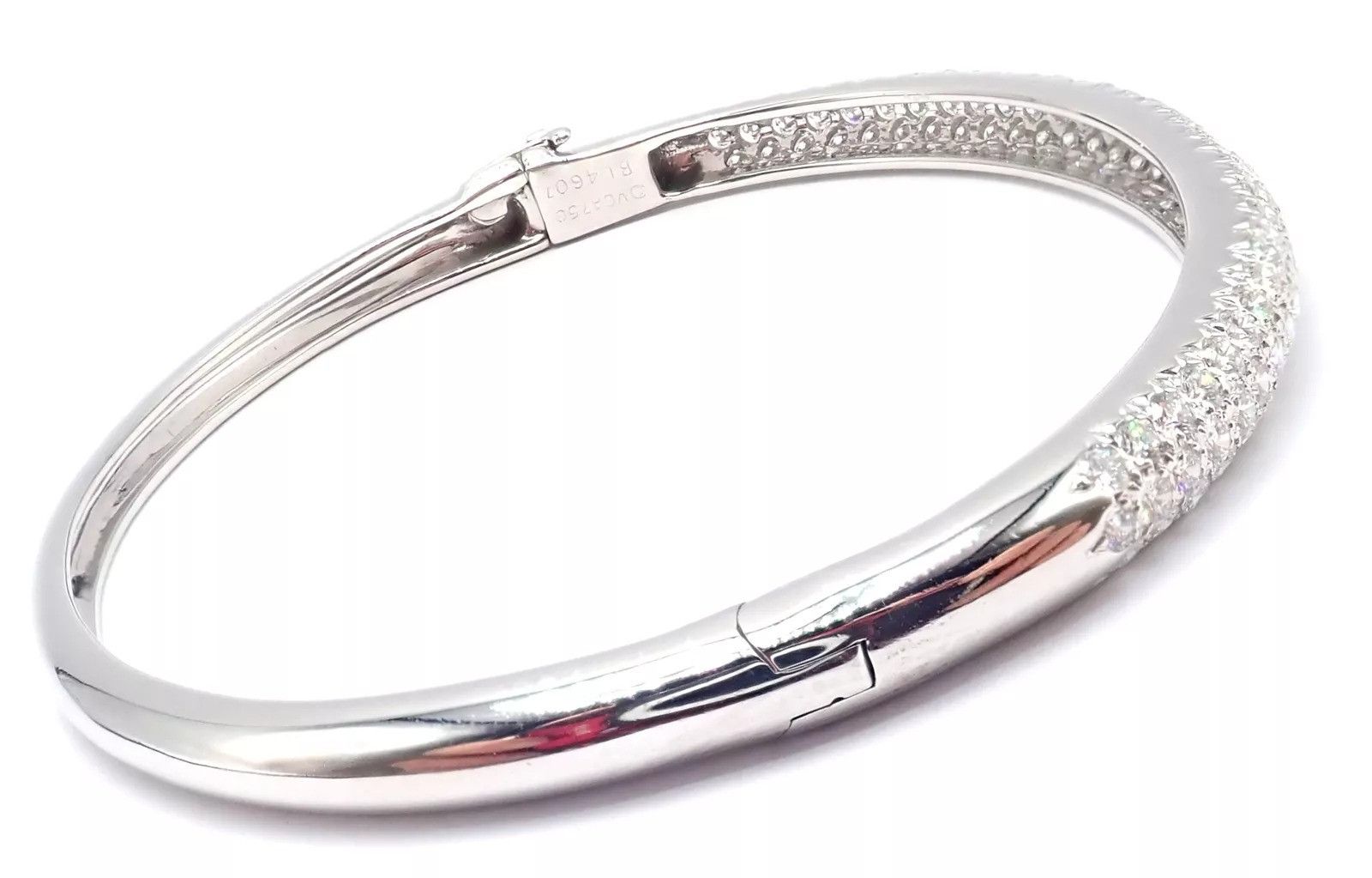 Van Cleef & Arpels Van Cleef & Arpels 18k White Gold Bangle Bracelet Paper Size ONE SIZE - 5 Thumbnail
