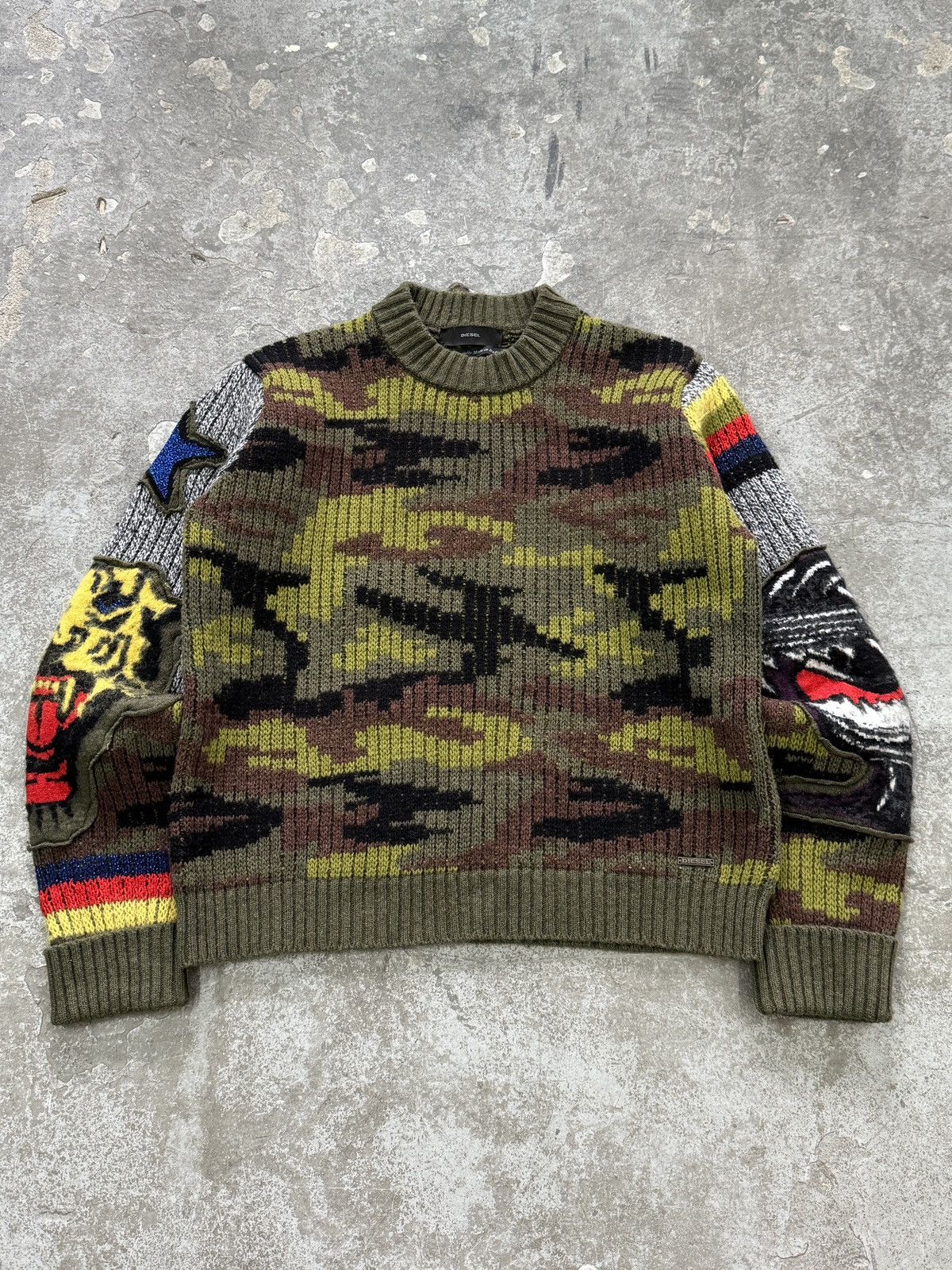 Archive Diesel y2k Wool Knit Sweater