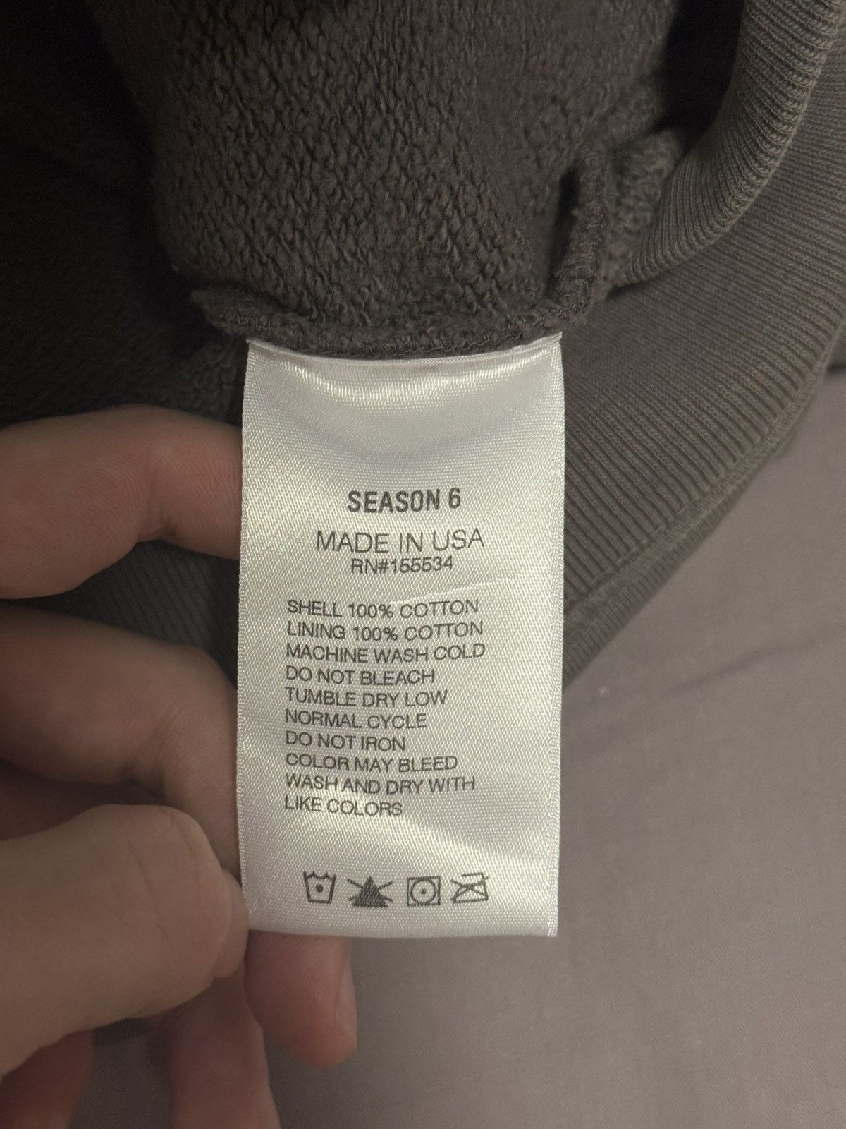 Yeezy yeezy season 6 zip up hoodie hood hooded sweatshirt gravel Size US XS / EU 42 / 0 - 5 Thumbnail