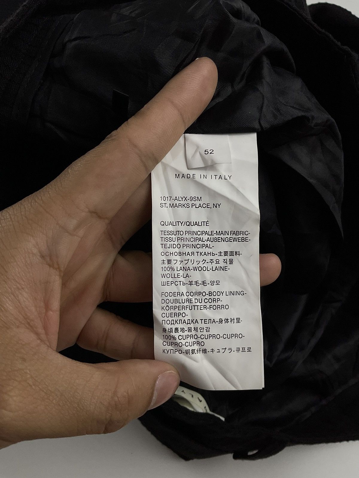 1017 ALYX 9SM Alyx Pinstripe Trouser Size US 34 / EU 50 - 14 Thumbnail