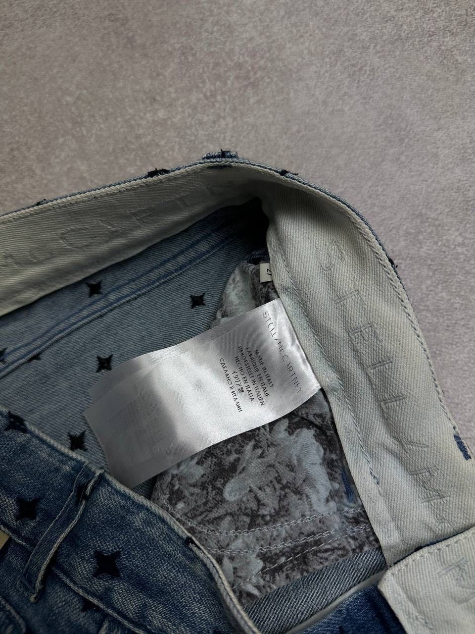 Stella McCartney WMNS Stella McCartney All Over Stars Denim Jeans Size 27" / US 4 / IT 40 - 10 Thumbnail