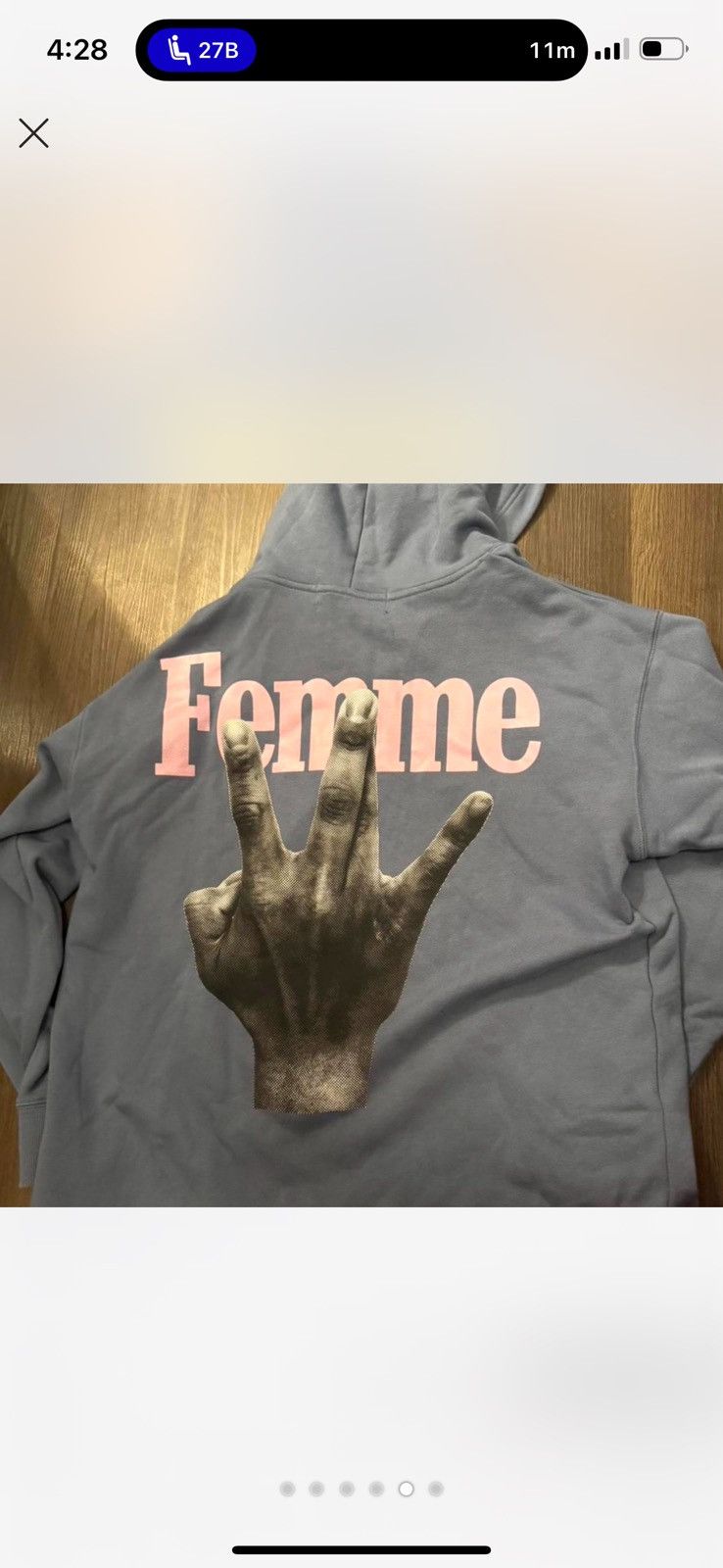 Homme + Femme La Homme Femme Hoodie Size US S / EU 44-46 / 1 - 5 Thumbnail