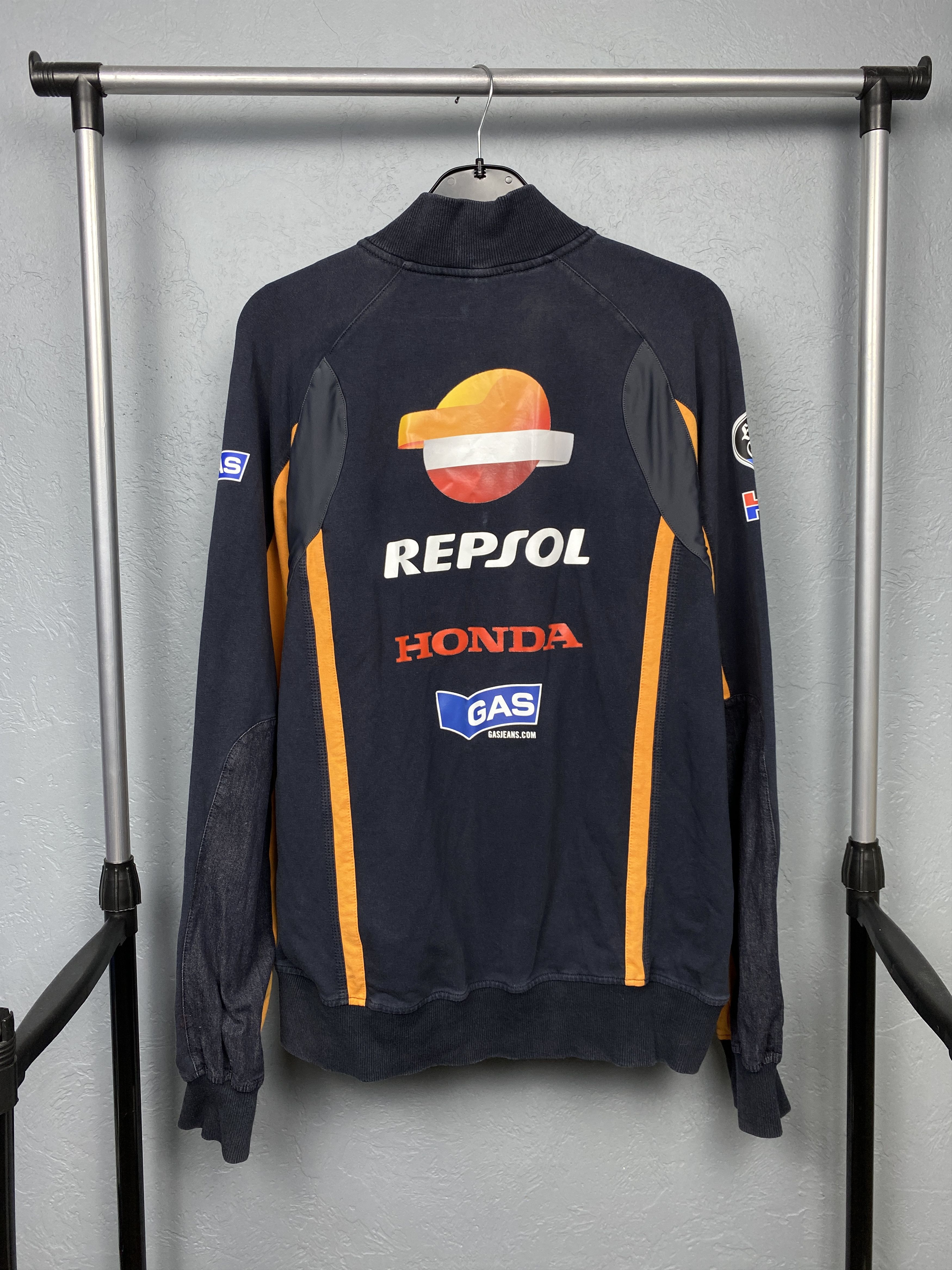 Honda Honda Racing Team Vintage Mens 1\4 Zip Sweatshirt Size US XL / EU 56 / 4 - 11 Thumbnail