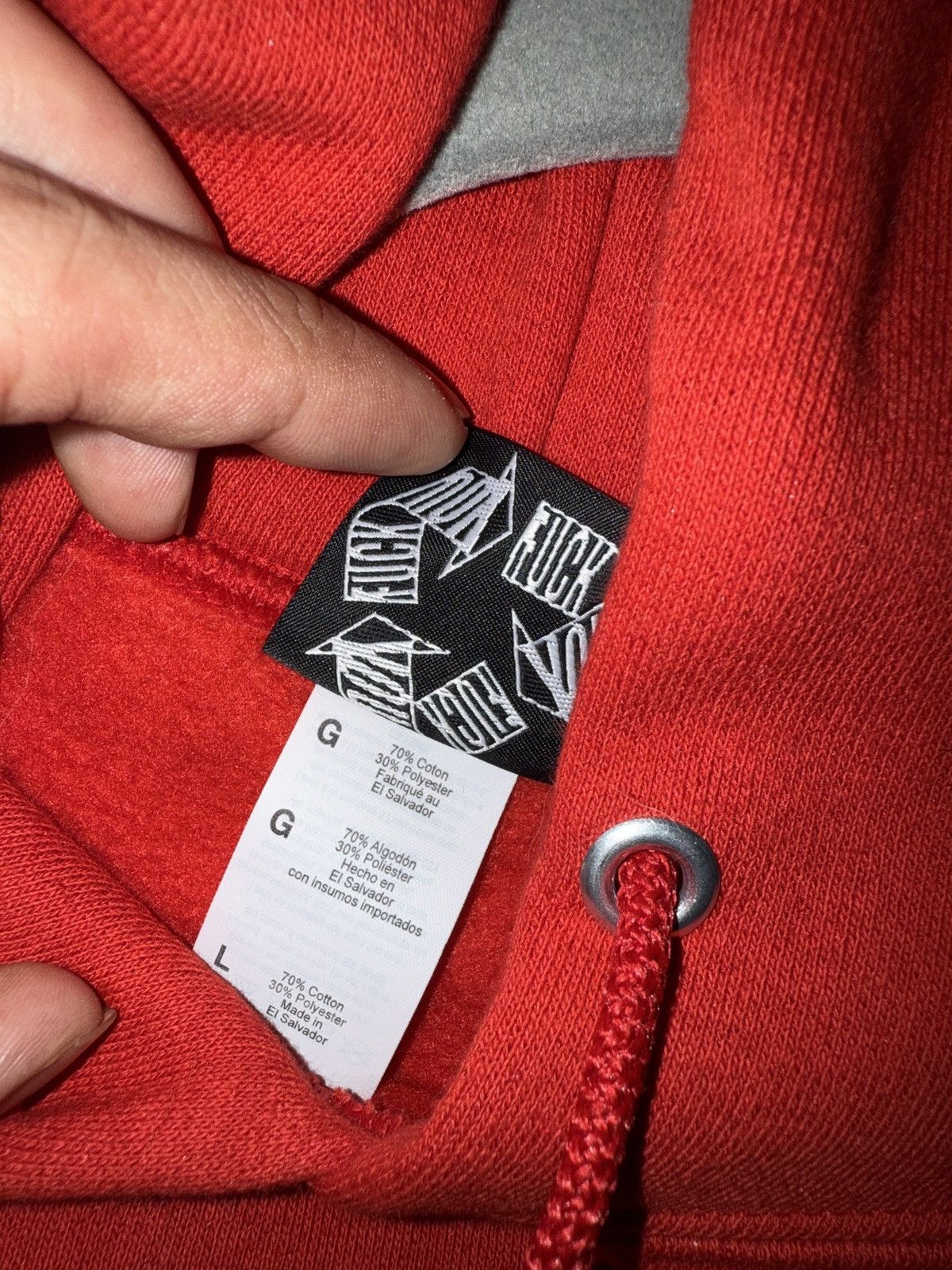 Other × Vintage 1 of 1 ilovepunx.com “Murder Red” hoodie Size US L / EU 52-54 / 3 - 4 Thumbnail