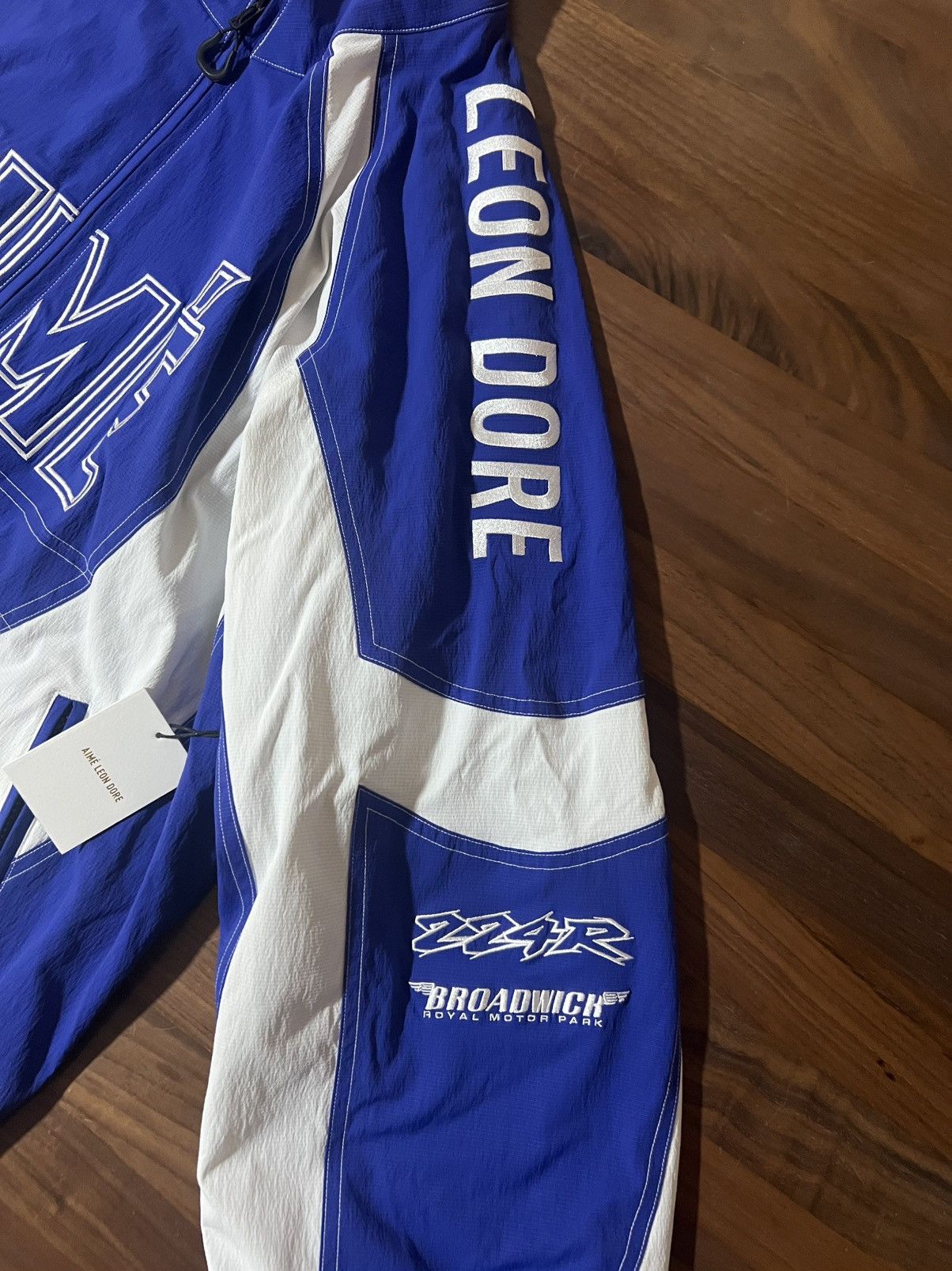 Aime Leon Dore Aime Leon Dore ALD Aimé Logo Racing Jacket Blue & White XXL Size US XXL / EU 58 / 5 - 6 Thumbnail