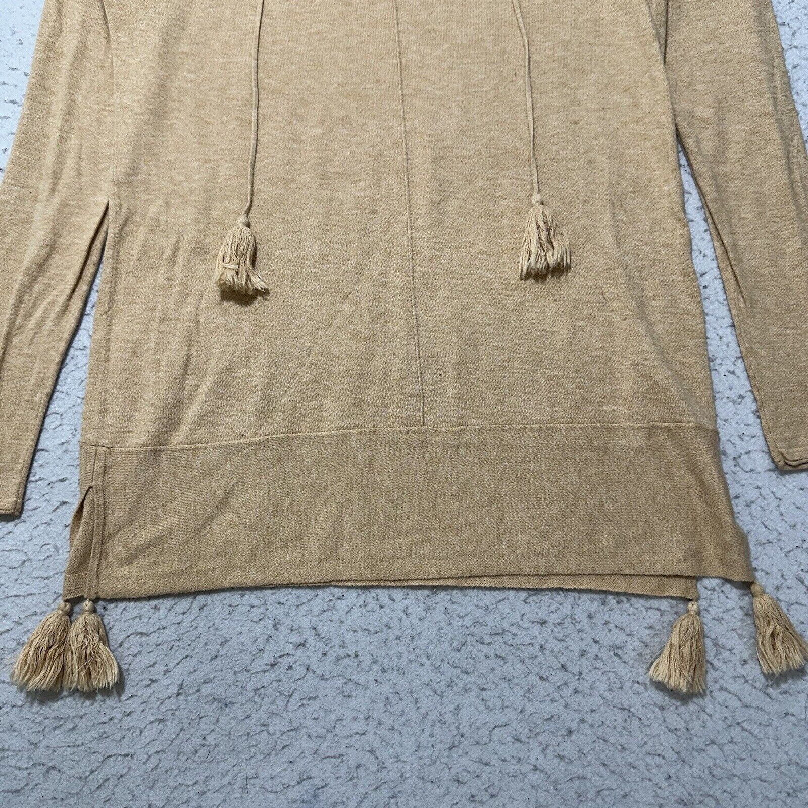 Lilly Pulitzer Lilly Pulitzer XS Lightweight Boho Sweater Tasseled Cream Size XS / US 0-2 / IT 36-38 - 7 Thumbnail