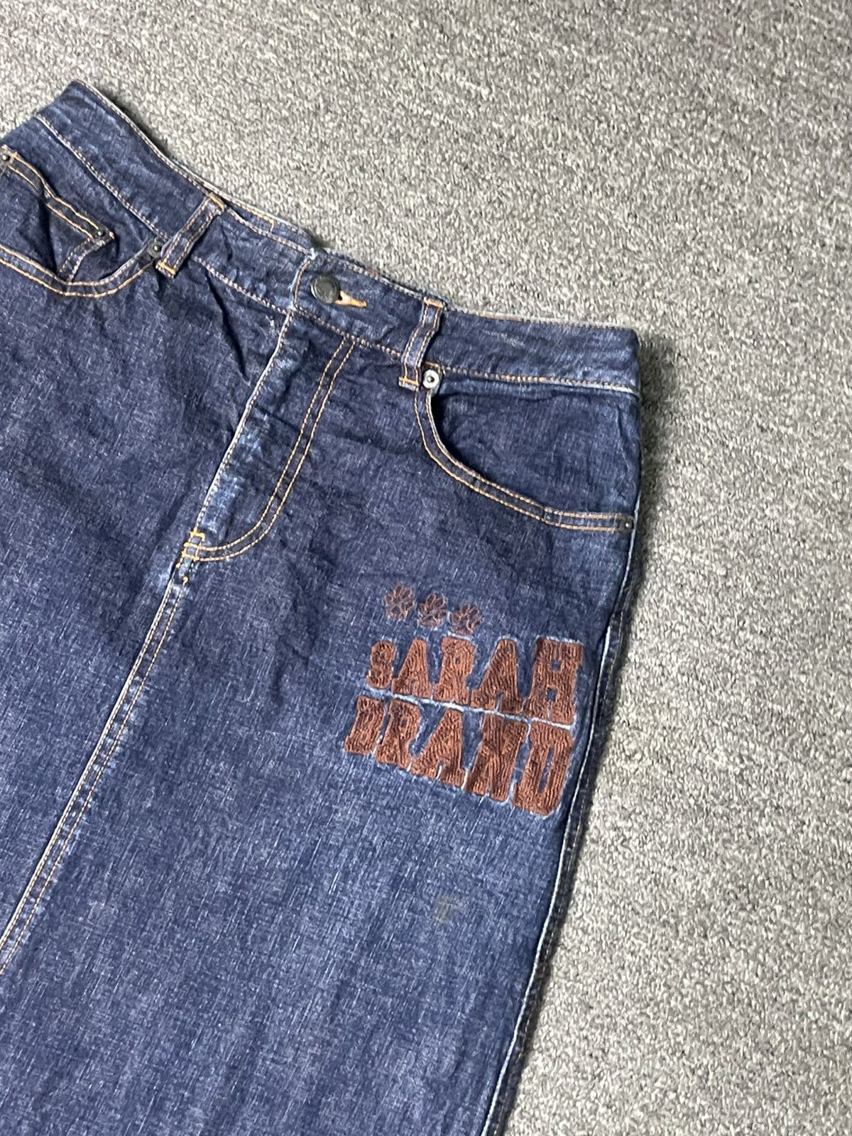 Japanese Brand × Vintage SARAH DENIM Brand Jeans Skirt (83) Size 29" - 2 Thumbnail
