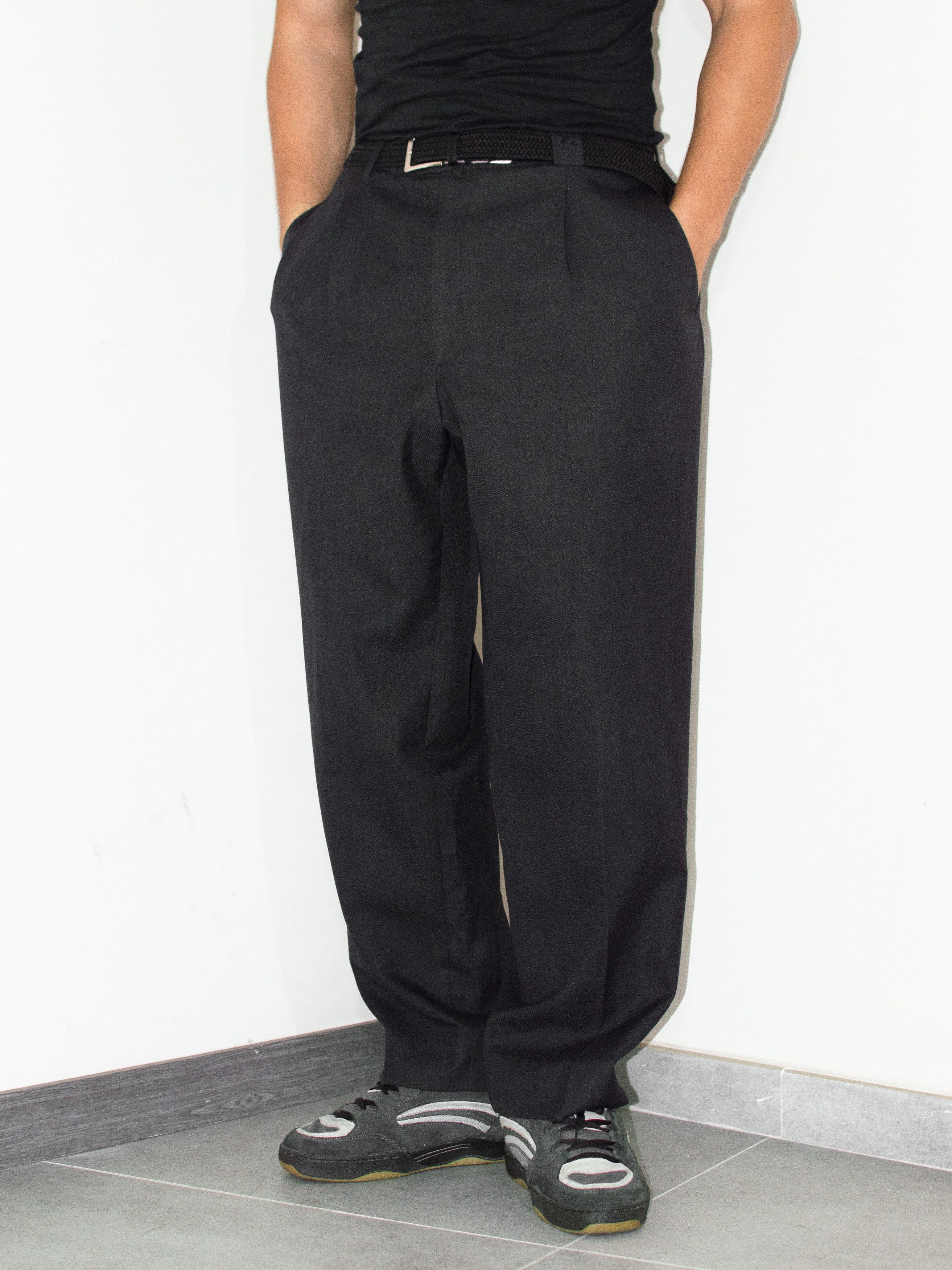 Designer × Supreme supreme SS24 black pleated trouser | Grailed