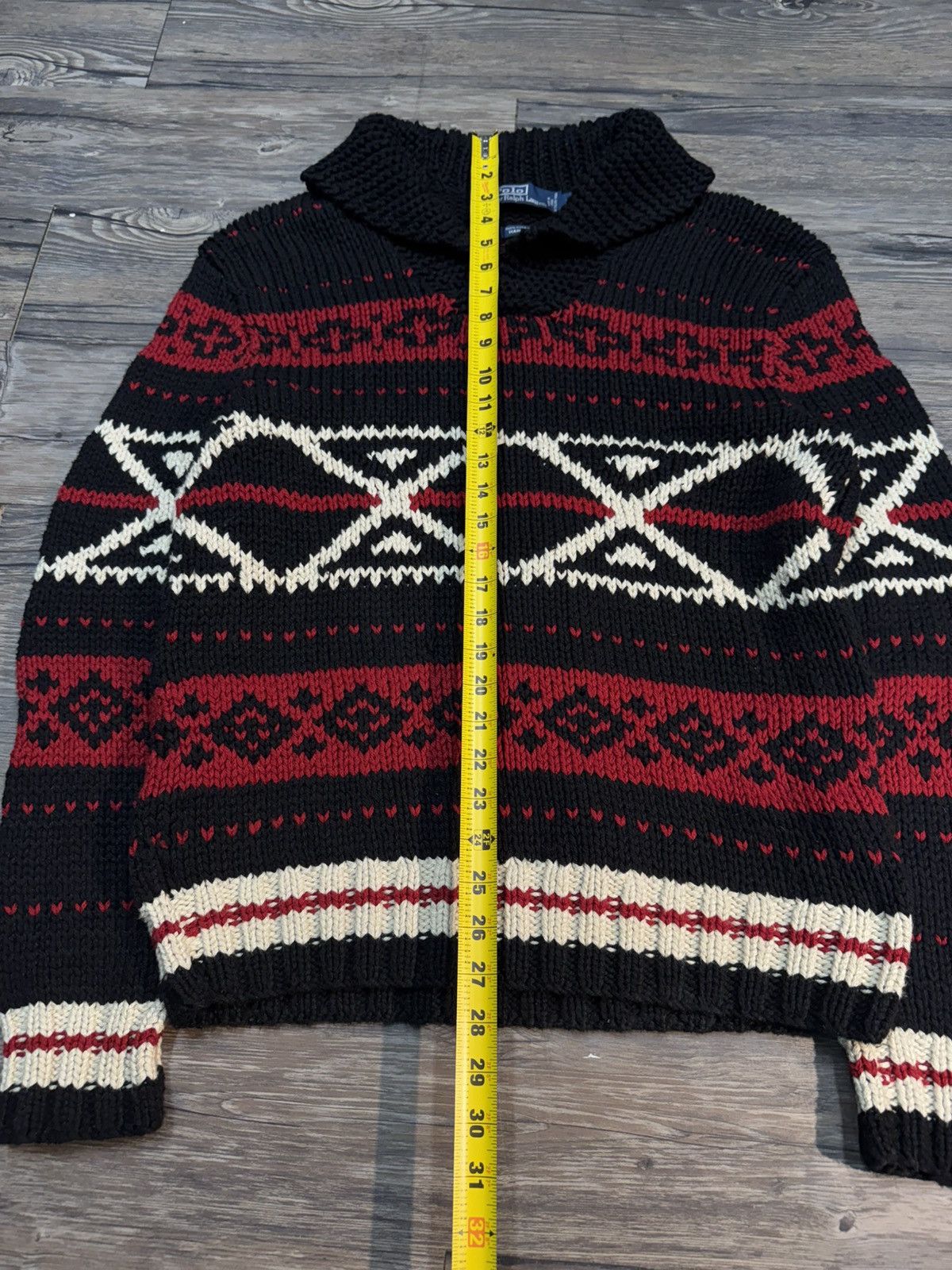 Polo Ralph Lauren Ralph Lauren Handknit Cowl Sweater *RARE* Size US M / EU 48-50 / 2 - 2 Thumbnail