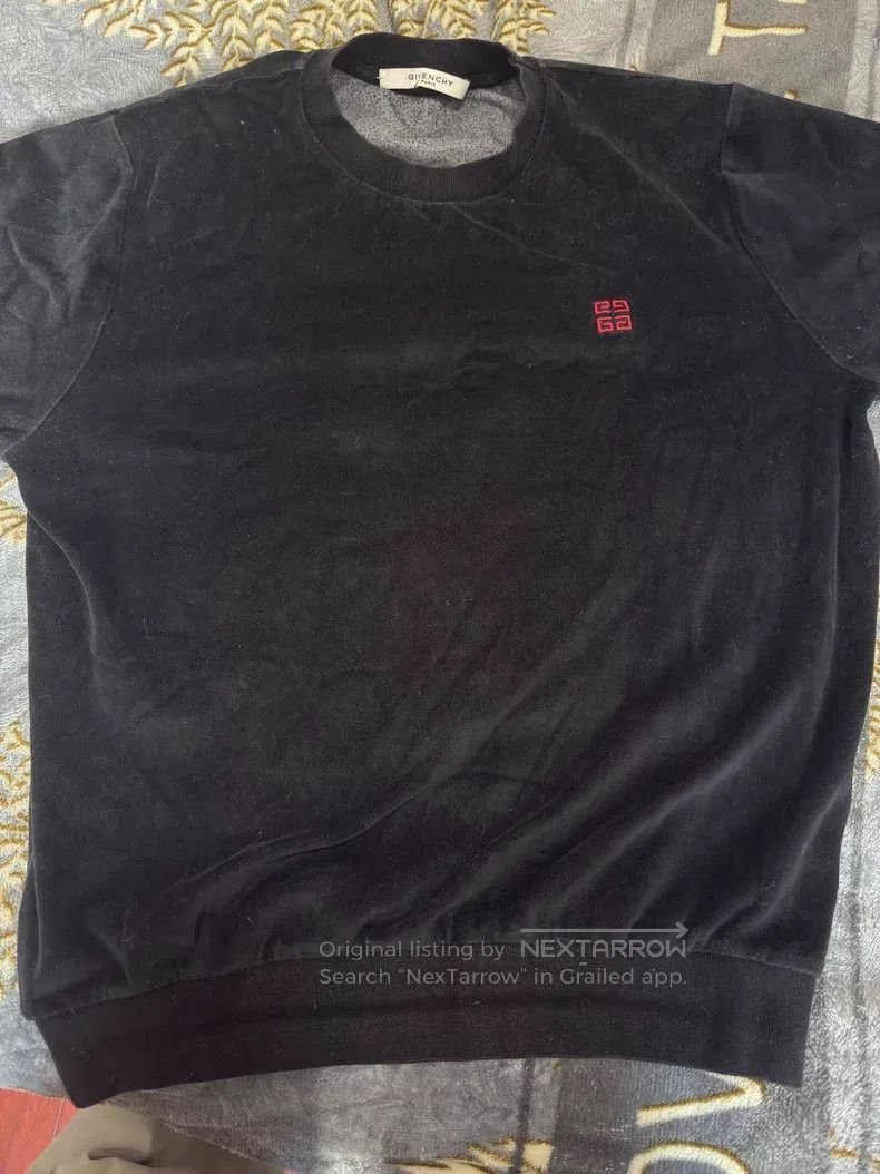 Givenchy Givenchy Velvet sweatshirt men's M码 black Size US M / EU 48-50 / 2 - 6 Thumbnail