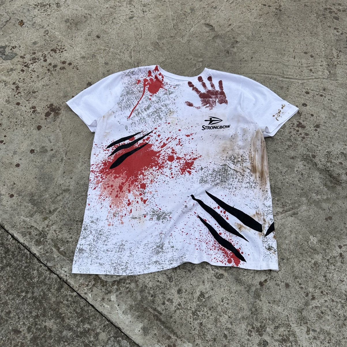 Japanese Brand × Vintage Vintage Strongbow T-shirts Night Of the Zombie Custom Size US M / EU 48-50 / 2 - 2 Thumbnail