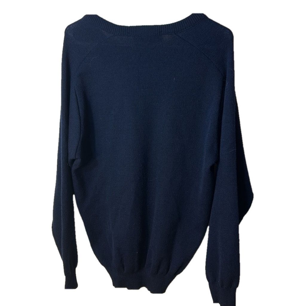 Vintage vintage Olympics, Navy V-neck Sweater Calgary 1988 size XL Size US XL / EU 56 / 4 - 5 Thumbnail