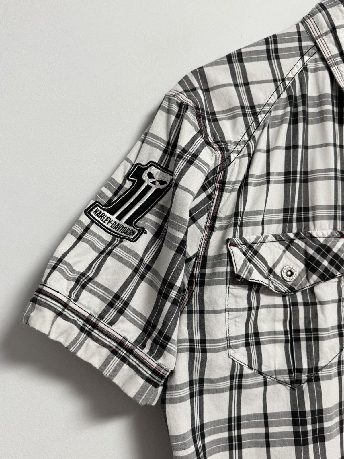 Harley Davidson Harley Davidson Y2K style Hype Button Up Shirt Size US M / EU 48-50 / 2 - 4 Thumbnail