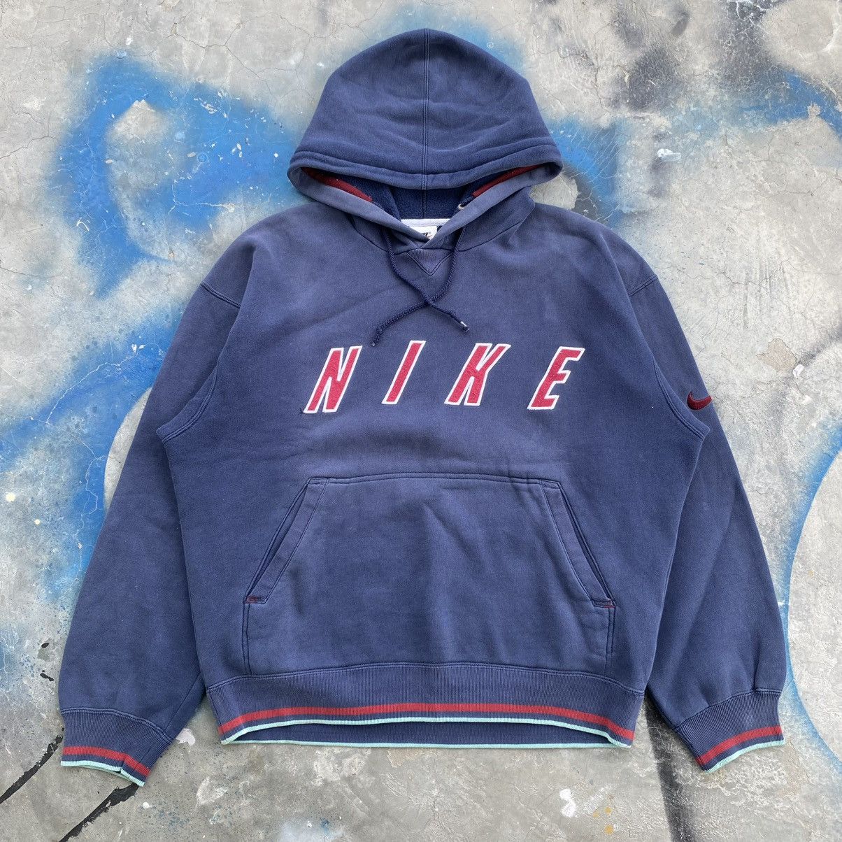 Rare ✨ 90s Nike big Logo Hoodie