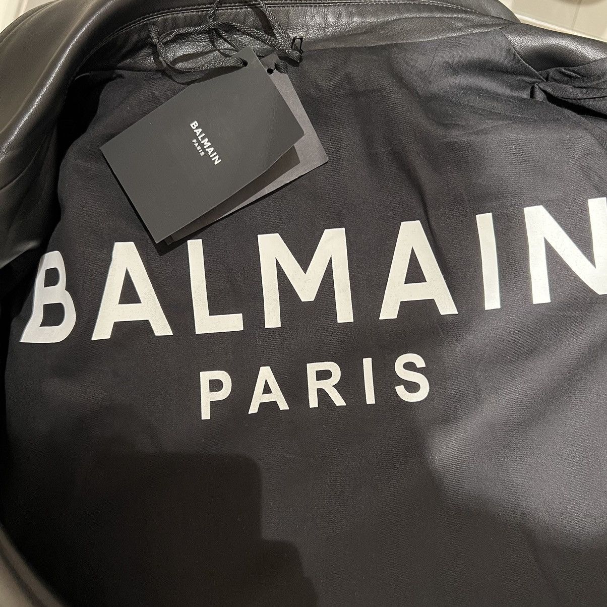 Balmain Balmain Leather Jacket in Medium Size US M / EU 48-50 / 2 - 4 Thumbnail