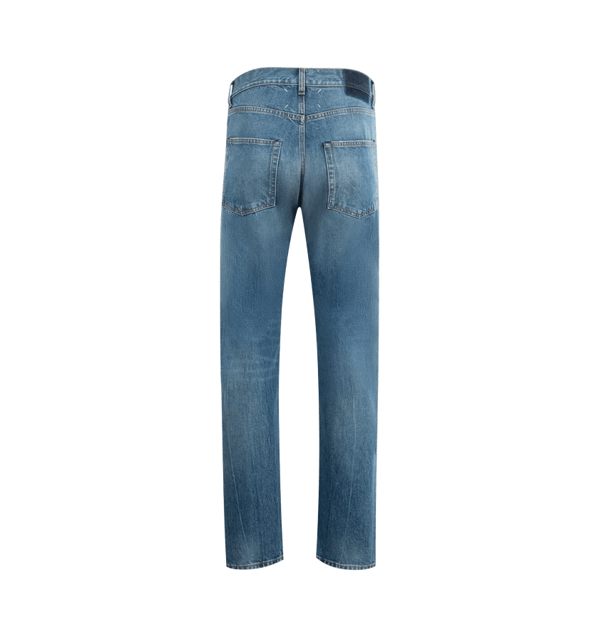 Maison Margiela o1h1sh11225 5 Pocket Jeans in Blue Size US 34 / EU 50 - 2 Thumbnail