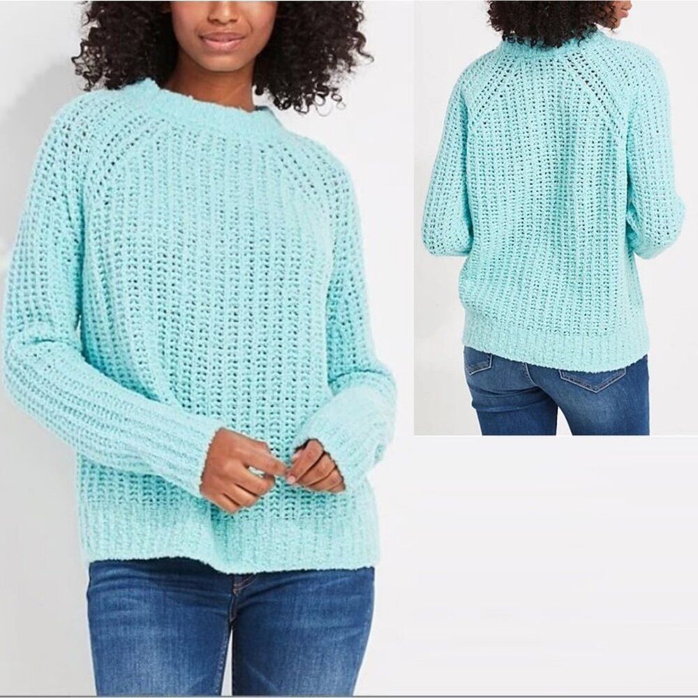 Vineyard Vines NWT New Vineyard Vines Wool Blue Cozy Fisherman Ribbed Swea Size M / US 6-8 / IT 42-44 - 1 Thumbnail