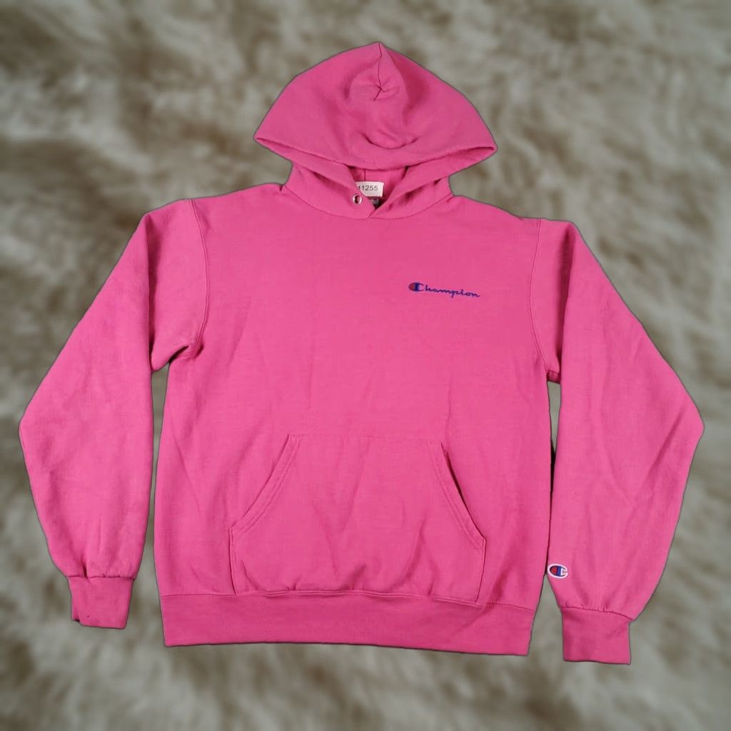 Champion Champion Pullover Hoodie Sweatshirt Womens Small Pink Camouflage Size S / US 4 / IT 40 - 1 Thumbnail
