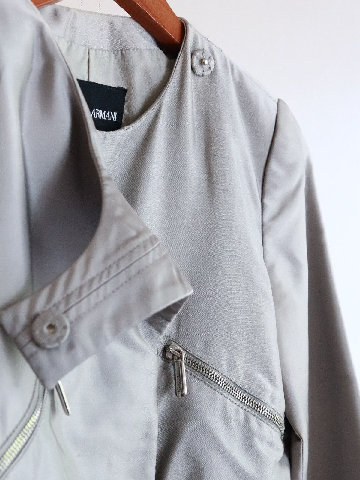 Armani × Designer × Giorgio Armani Giorgio Armani Biker Jacket Size XS / US 0-2 / IT 36-38 - 3 Thumbnail