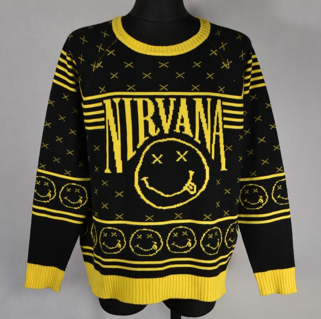 Other NIRVANA Sweatshirt Sweater XL Mens 2016 Smile Kurt Cobain Size US XL / EU 56 / 4 - 1 Thumbnail