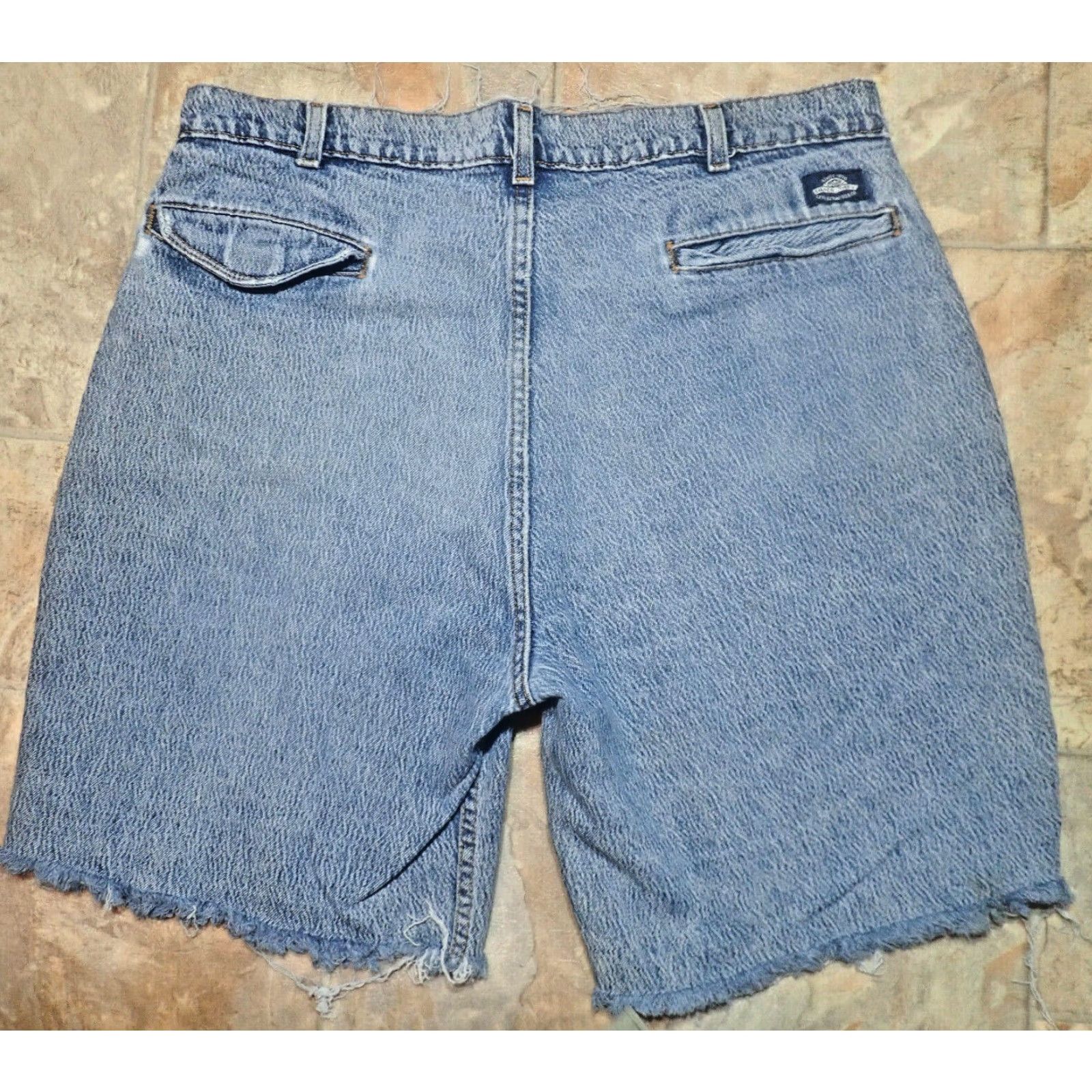 Levi's VINTAGE Levi's Shorts Men's High Waist 36" Blue 90s Acid Wash Pleated Denim Cutoff Retro Western Hip Hop Daisy Dukes Mens Size US 35 - 2 Thumbnail