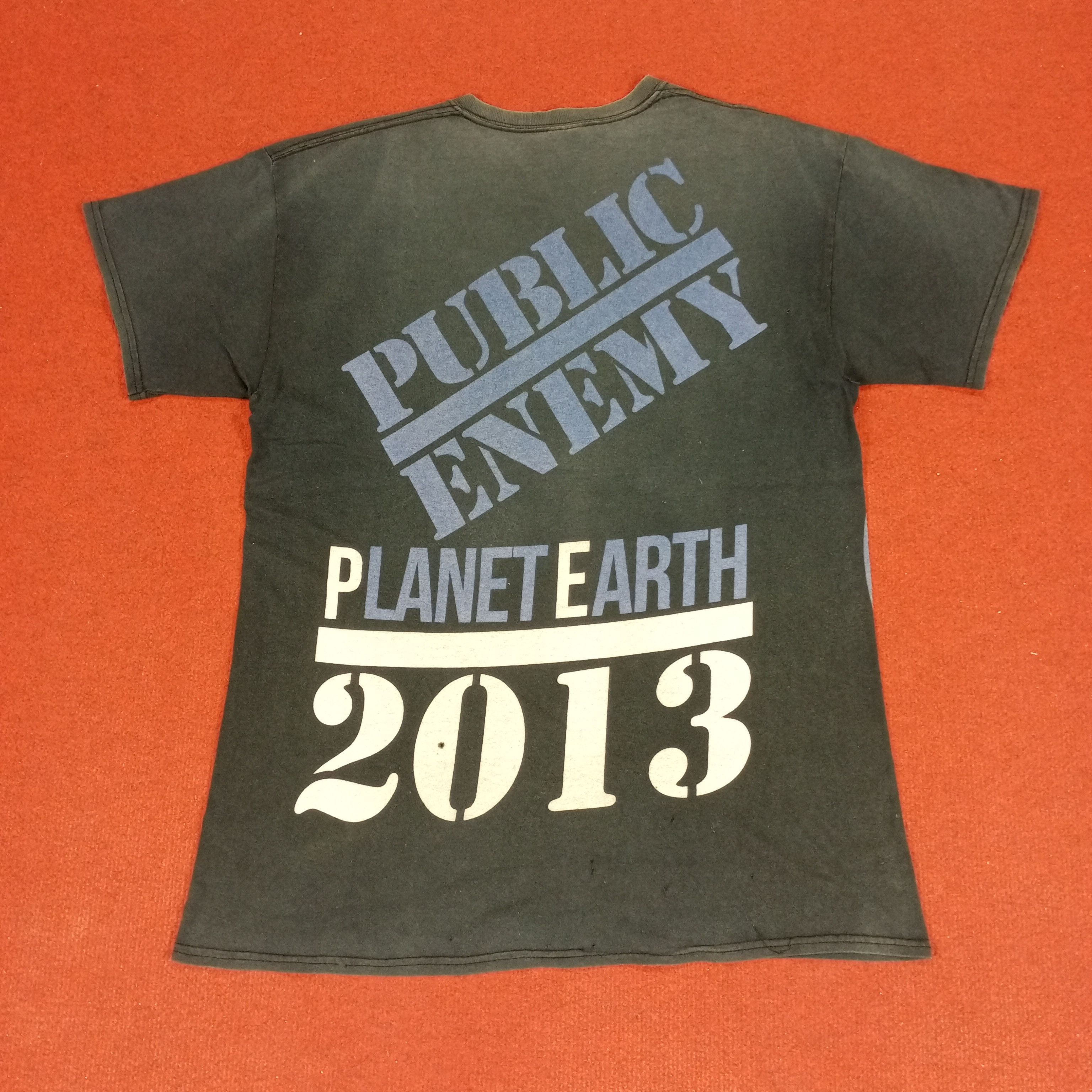Band Tees × Rap Tees × Vintage Public Enemy Rap Hip Hop Group Music Distressed Tshirt Size US L / EU 52-54 / 3 - 3 Thumbnail