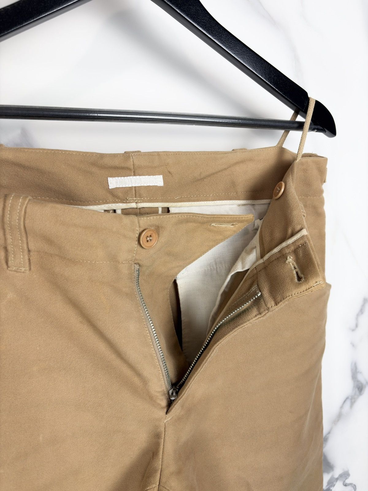 Helmut Lang AW00 Helmut Lang Vintage Moleskin Trousers Pants Tan Size US 32 / EU 48 - 6 Thumbnail