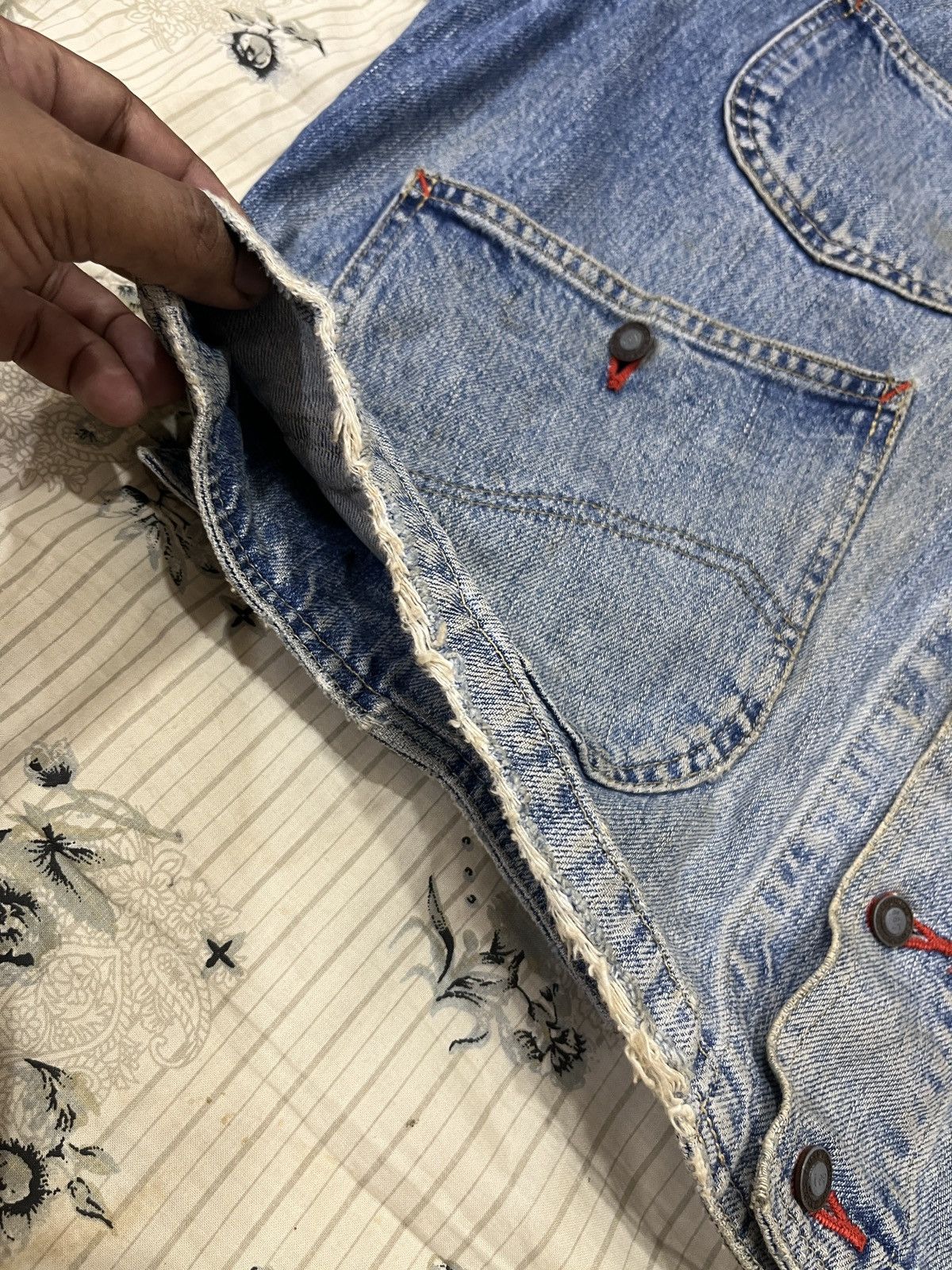Lee (Zzzz)🔥🔥RARE VINTAGE 70’S LEE DENIM JACKET Size US M / EU 48-50 / 2 - 14 Thumbnail