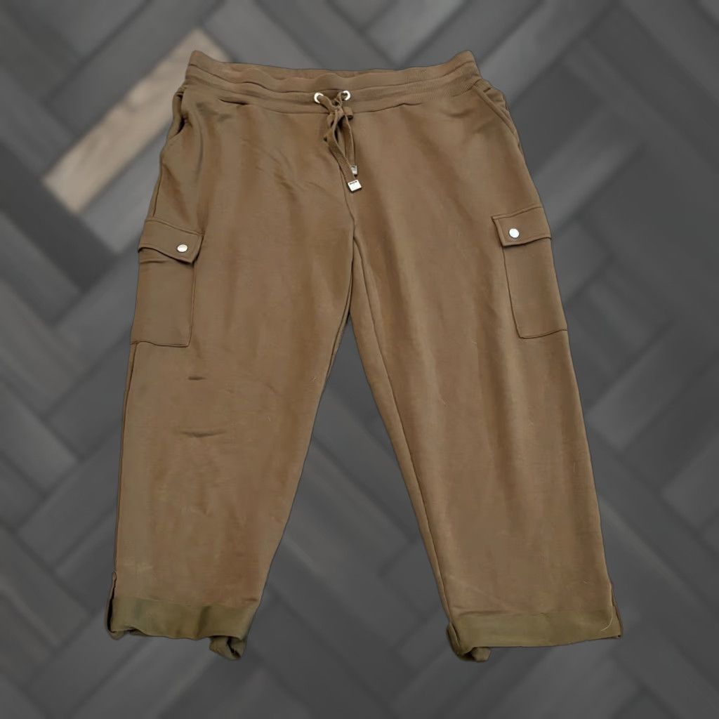 Calvin Klein **Calvin Klein Cargo Sweatpants Green Womens Large Casual** User: **Calvin Klein Cargo Sweatpants Large Green Womens Casual** Size 36" / US 14 / IT 50 - 1 Thumbnail