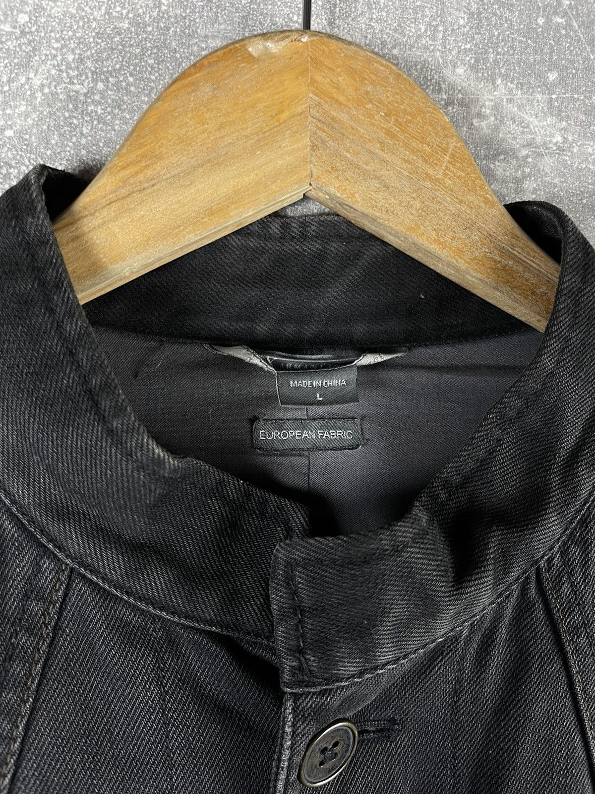 Emporio Armani Armani Exchange A|X Military Denim Jacket Black Size L Size US L / EU 52-54 / 3 - 5 Thumbnail
