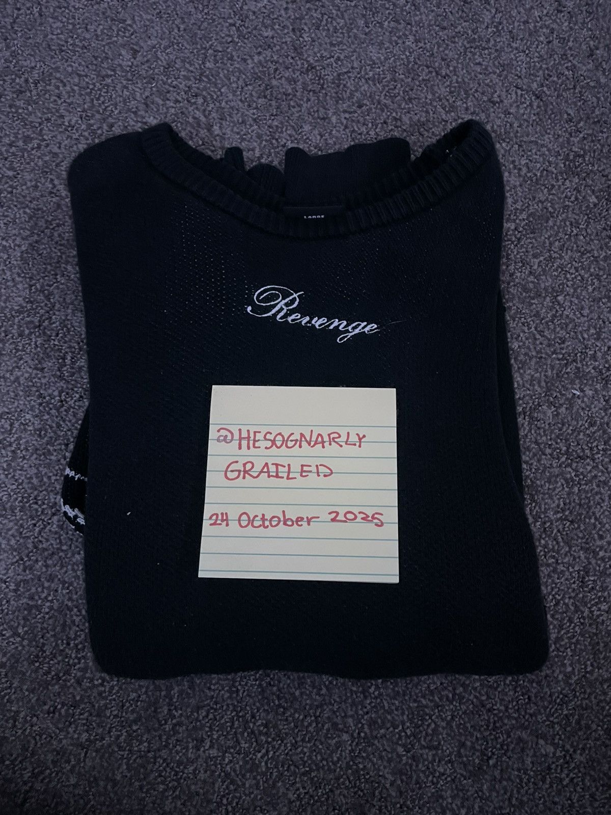 Revenge Revenge Knit Sweater Size US L / EU 52-54 / 3 - 12 Thumbnail