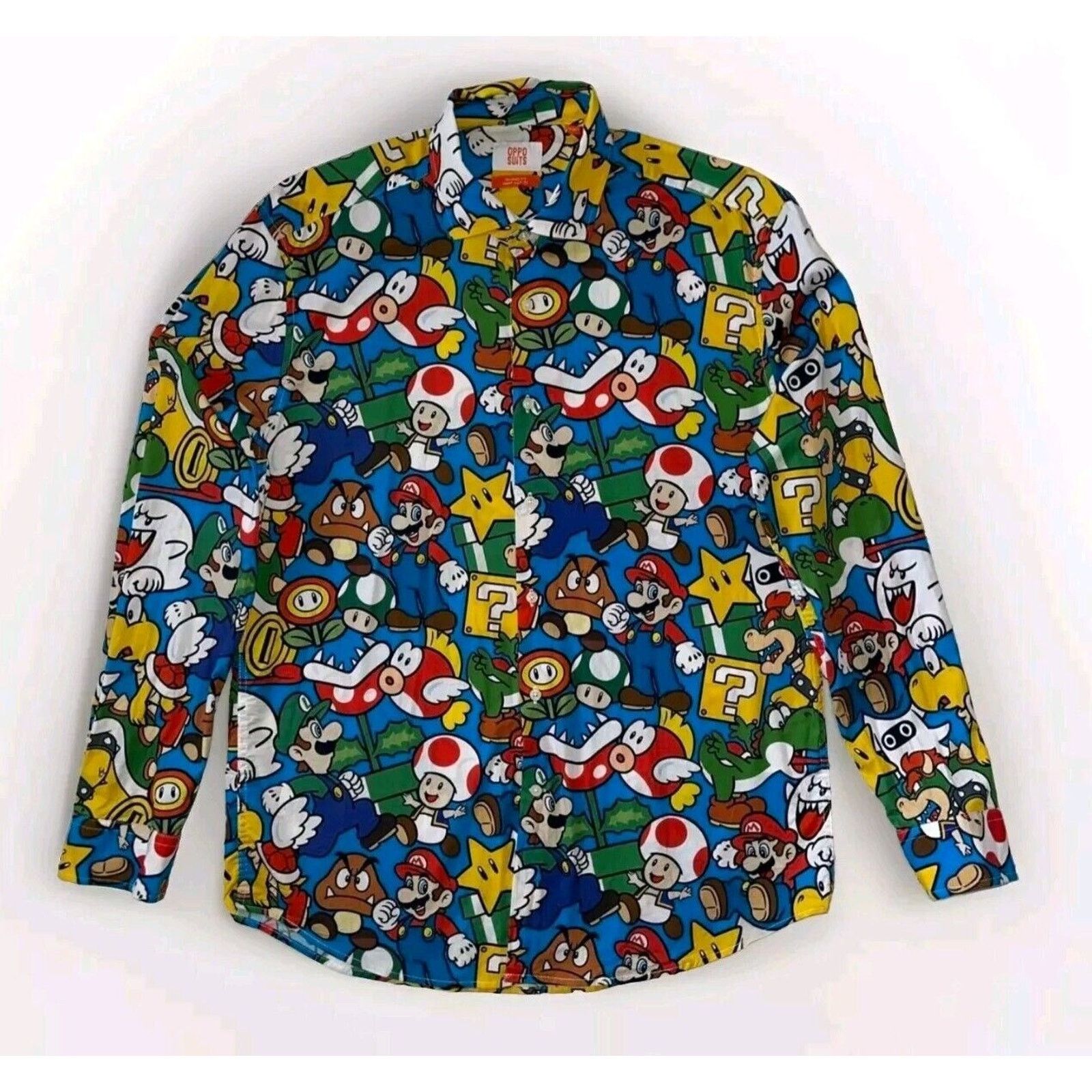 Other OppoSuits Super Mario Mens Tailored Fit Dress Shirt Nintendo Size US L / EU 52-54 / 3 - 7 Thumbnail