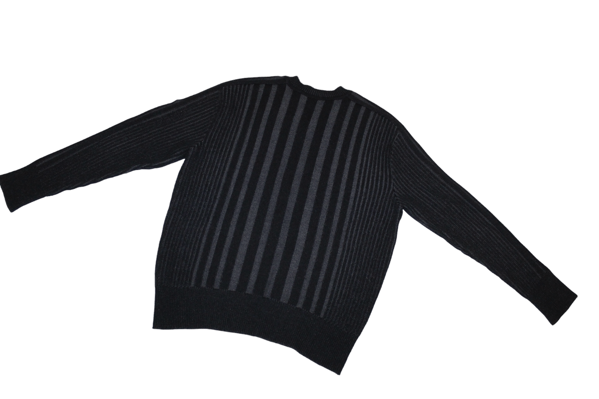 Ferre VTG Gianfranco Ferre V-neck Wool Blend Striped Sweater Size US M / EU 48-50 / 2 - 10 Thumbnail