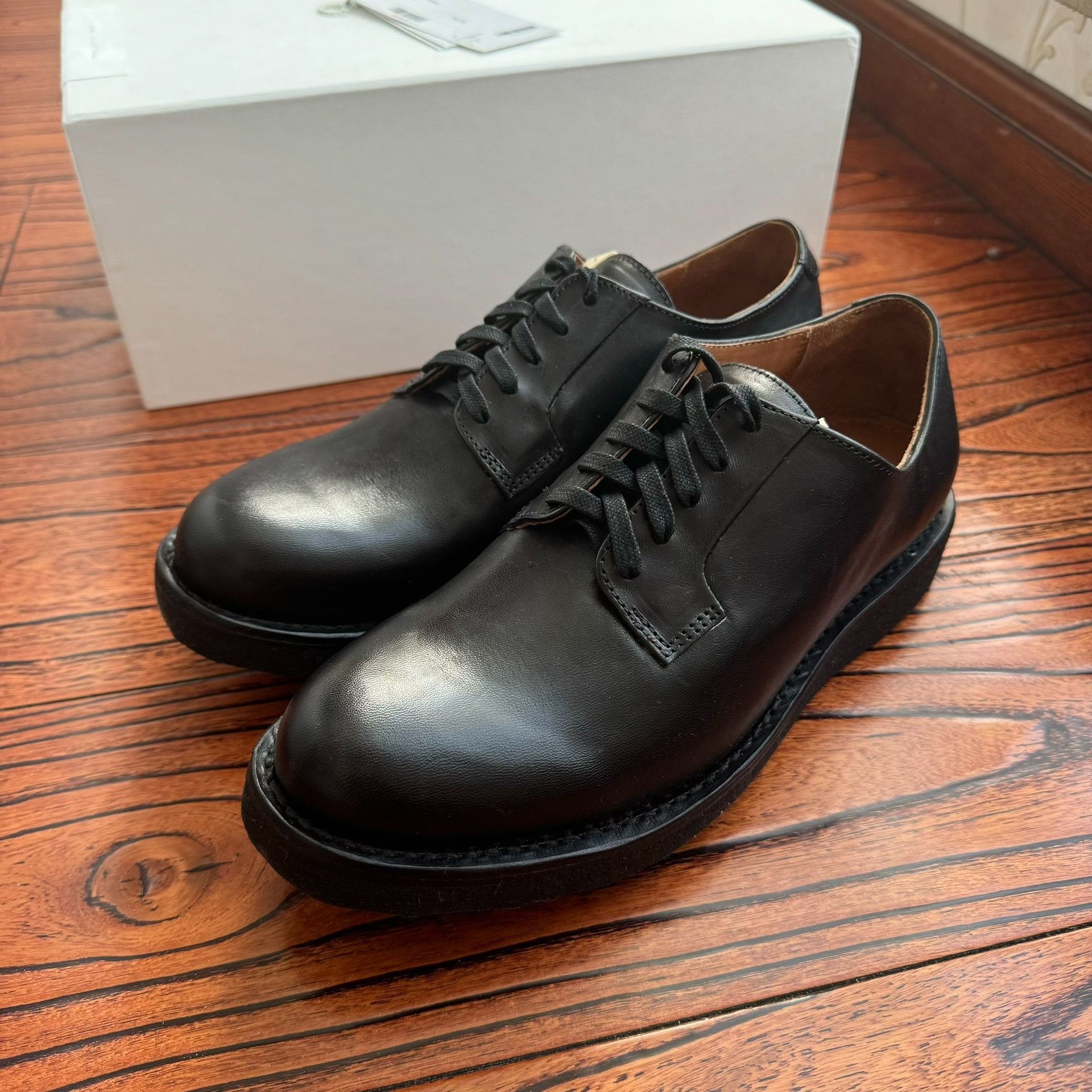 Visvim Visvim 25ss G.P.O.-Folk Leather Shoes Size US 8 / EU 41 - 1 Thumbnail