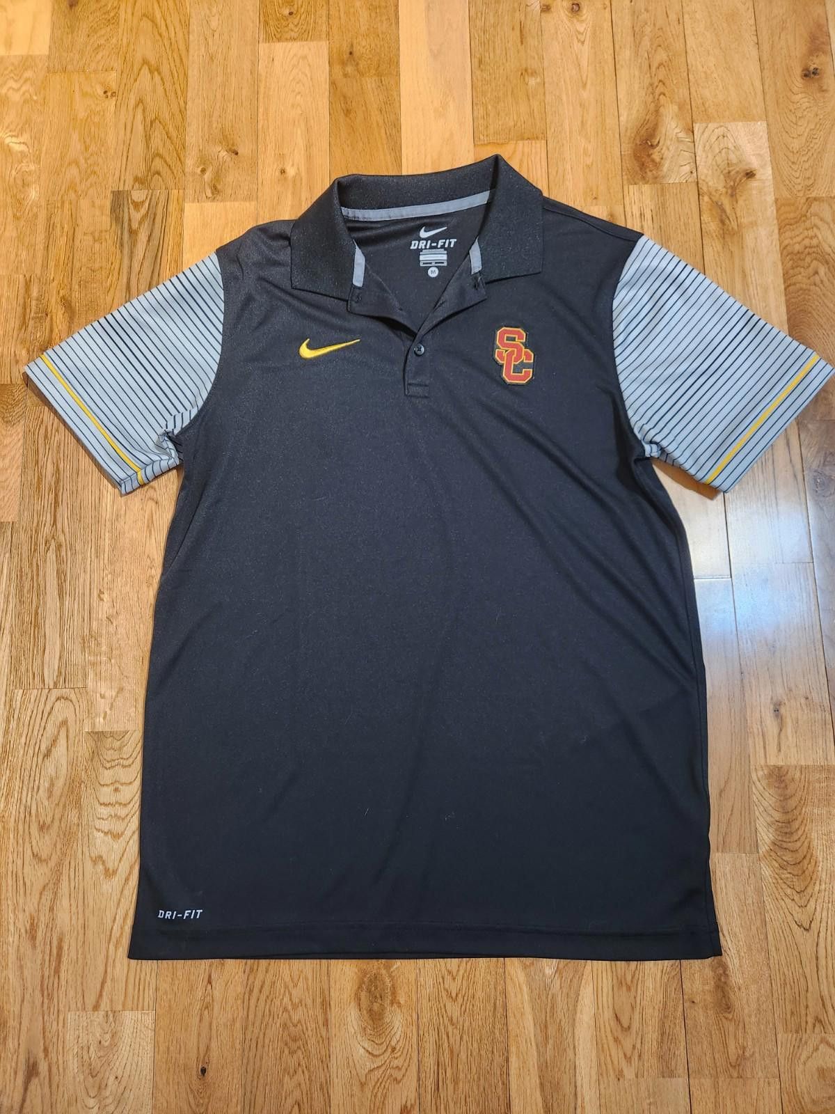 Nike Nike Dri-Fit USC Trojans Casual Polo Shirt Men's M Medium Size ONE SIZE - 1 Thumbnail